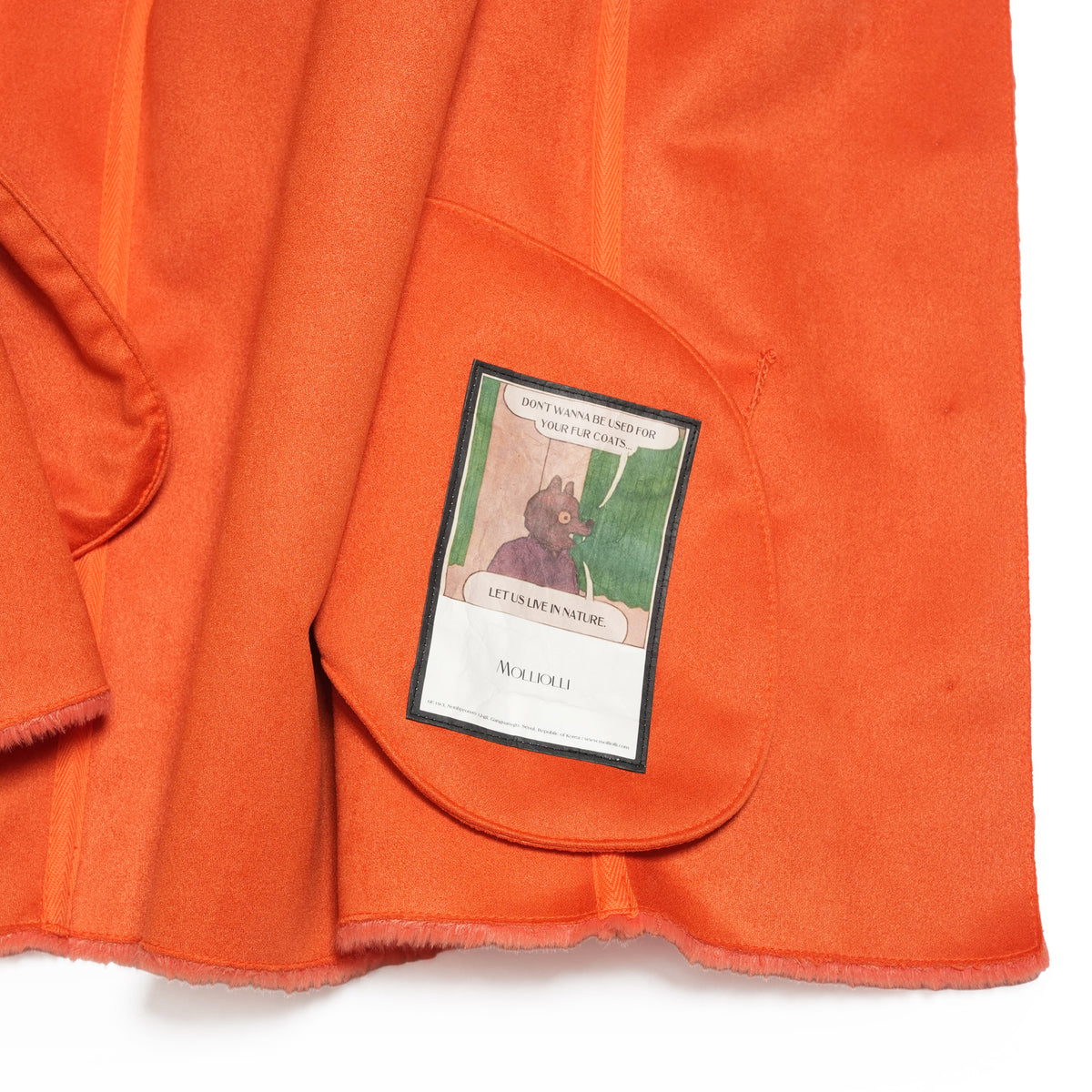 HUSH Lightweight Faux Fur Shirt Jacket– Coral Red | MOLLIOLLI