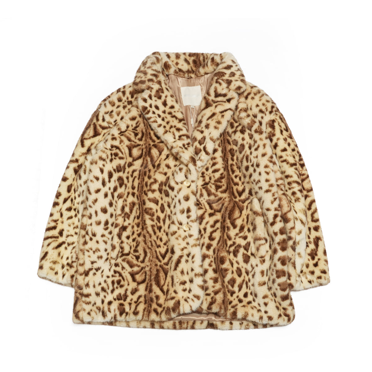 MICK Leopard Faux Fur Blazer Jacket – Leopard | MOLLIOLLI