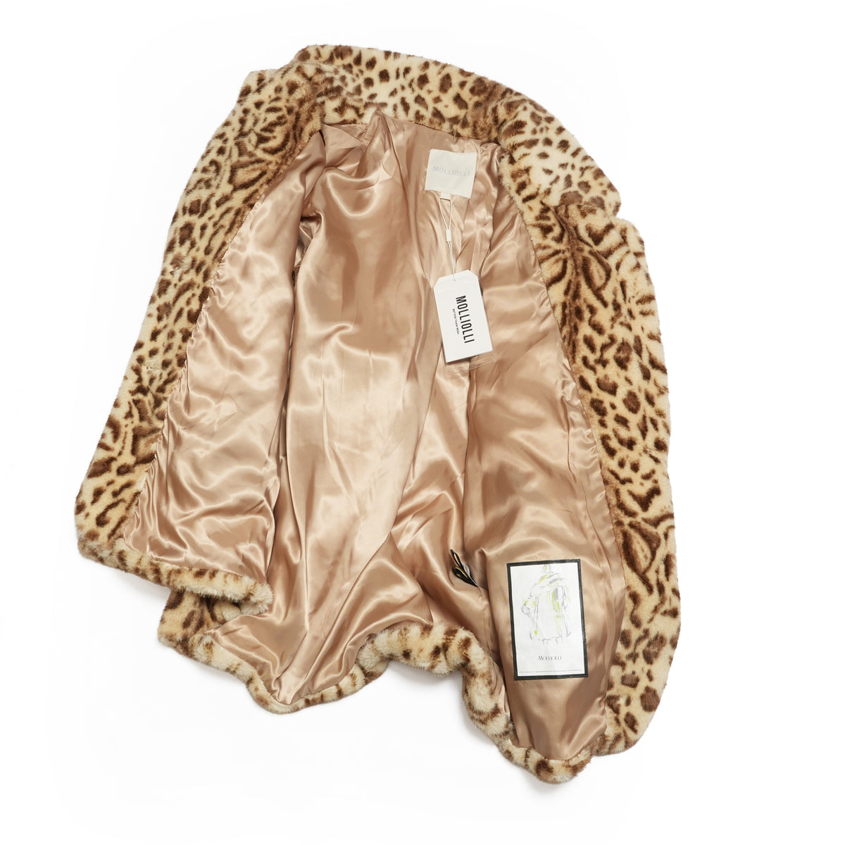MICK Leopard Faux Fur Blazer Jacket – Leopard | MOLLIOLLI