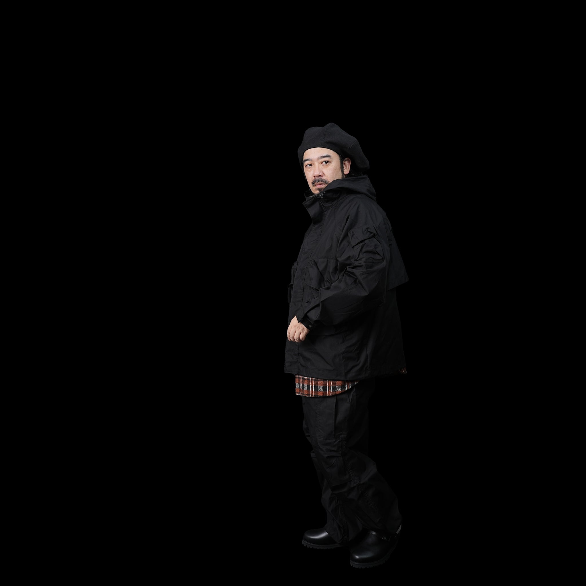 HYATT SNACK – Black / Brownorange | KELEN MEN