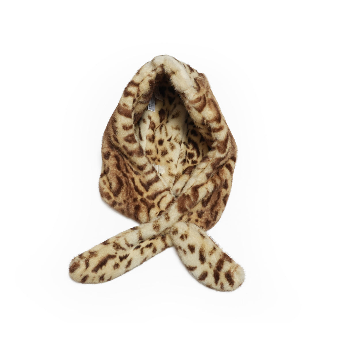 ORLA Faux Fur Pull-Through Balaclava – Leopard | MOLLIOLLI
