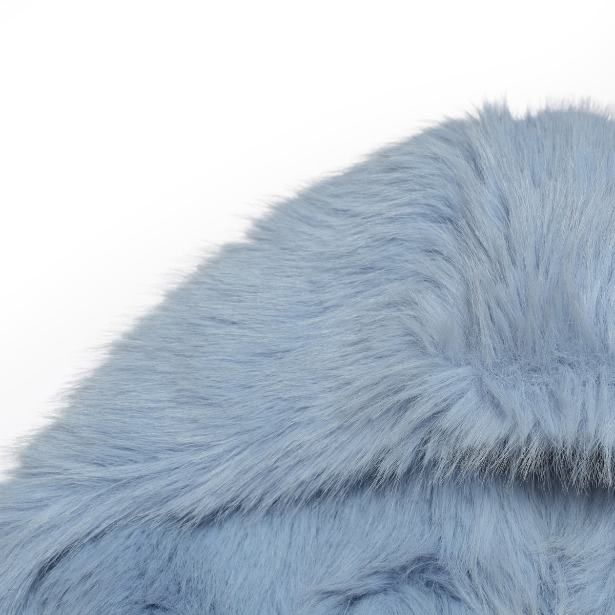 ORLA Faux Fur Pull-Through Balaclava – ice-blue | MOLLIOLLI