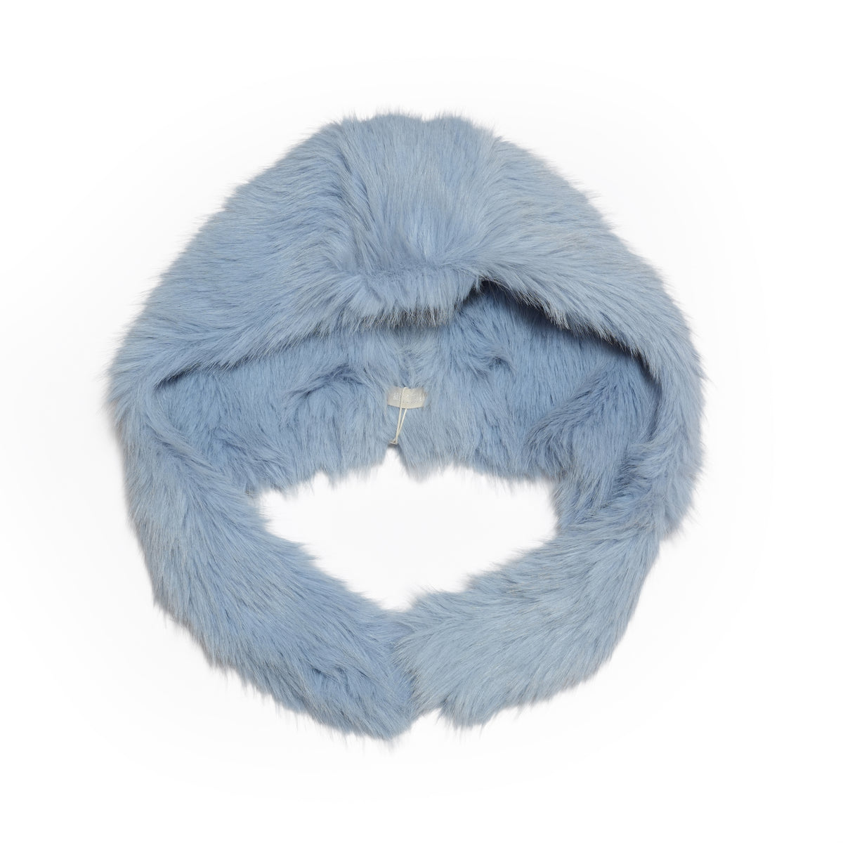 ORLA Faux Fur Pull-Through Balaclava – ice-blue | MOLLIOLLI
