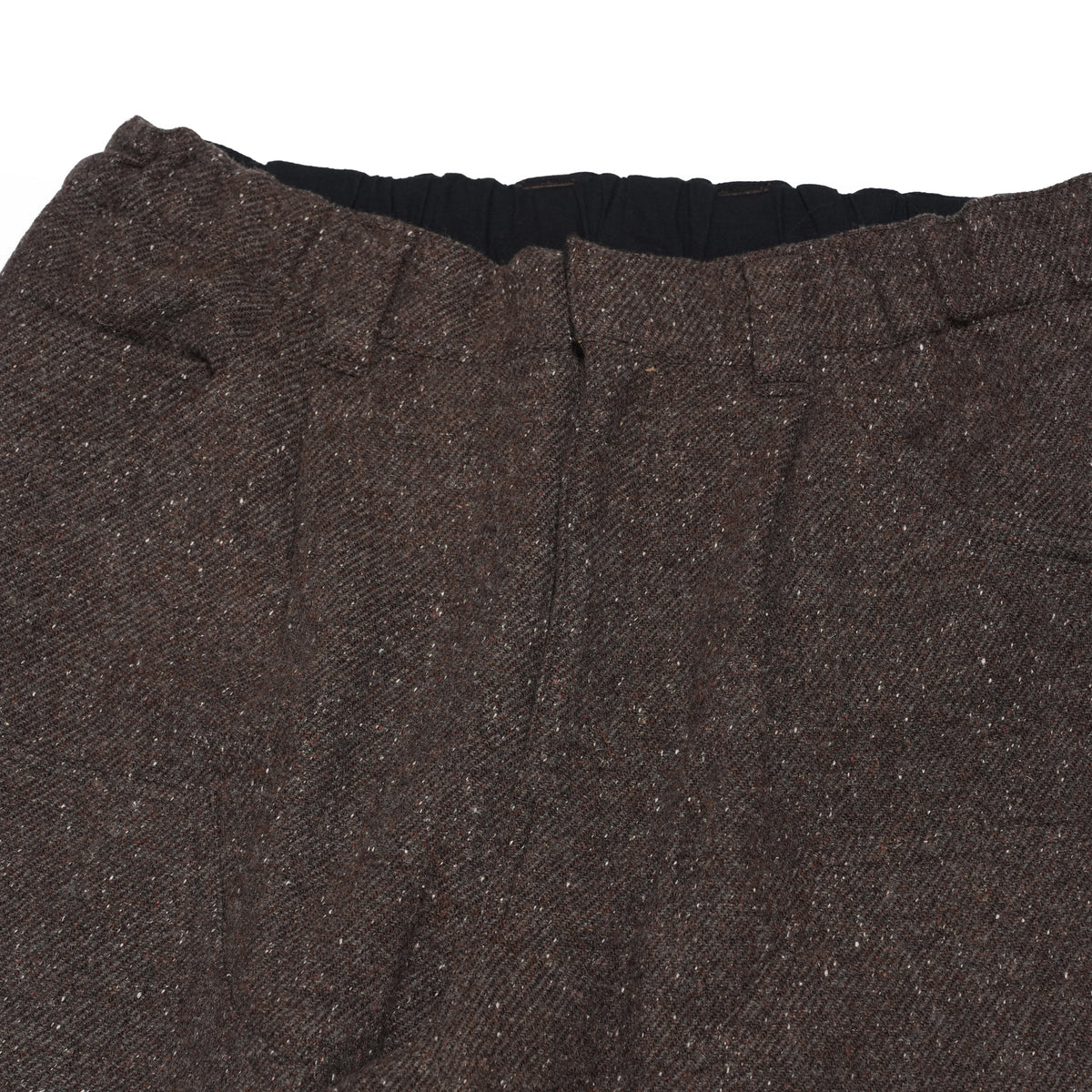 Wool Blend Tweed Double-Knee Painter's Work Pants <#brown> | 〼〼 MASU MASU