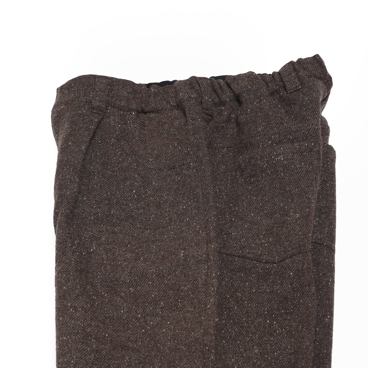 Wool Blend Tweed Double-Knee Painter's Work Pants <#brown> | 〼〼 MASU MASU