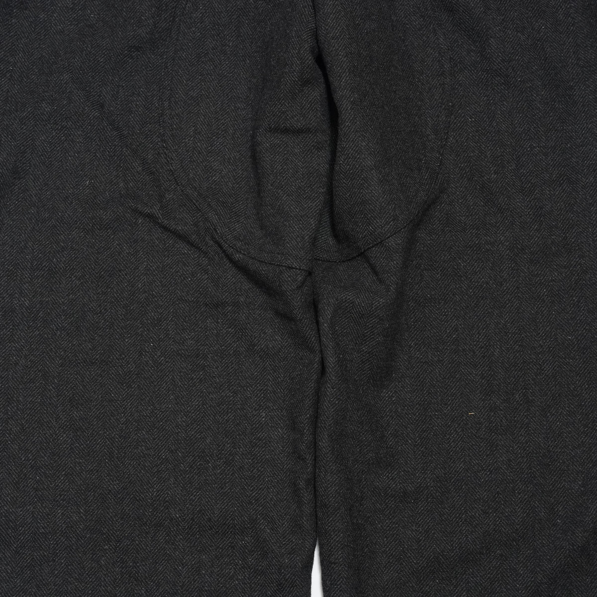 Wool Blend Tweed Double-Knee Painter's Work Pants <#black> | 〼〼 MASU MASU