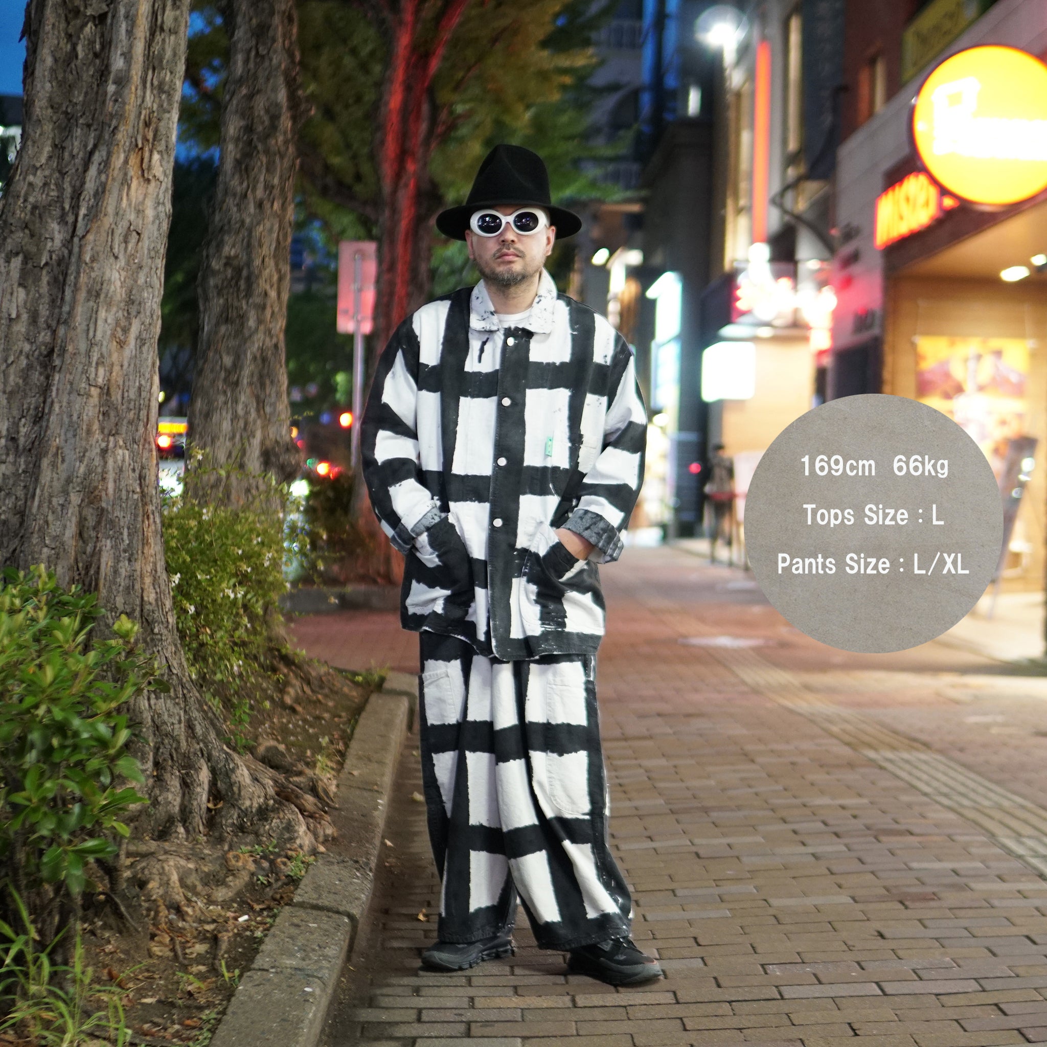 No:MC2-LICOCheck FW23 | Name:Forager Coat | Color: Licorice Check【MEALS CLOTHING_ミールズクロージング】