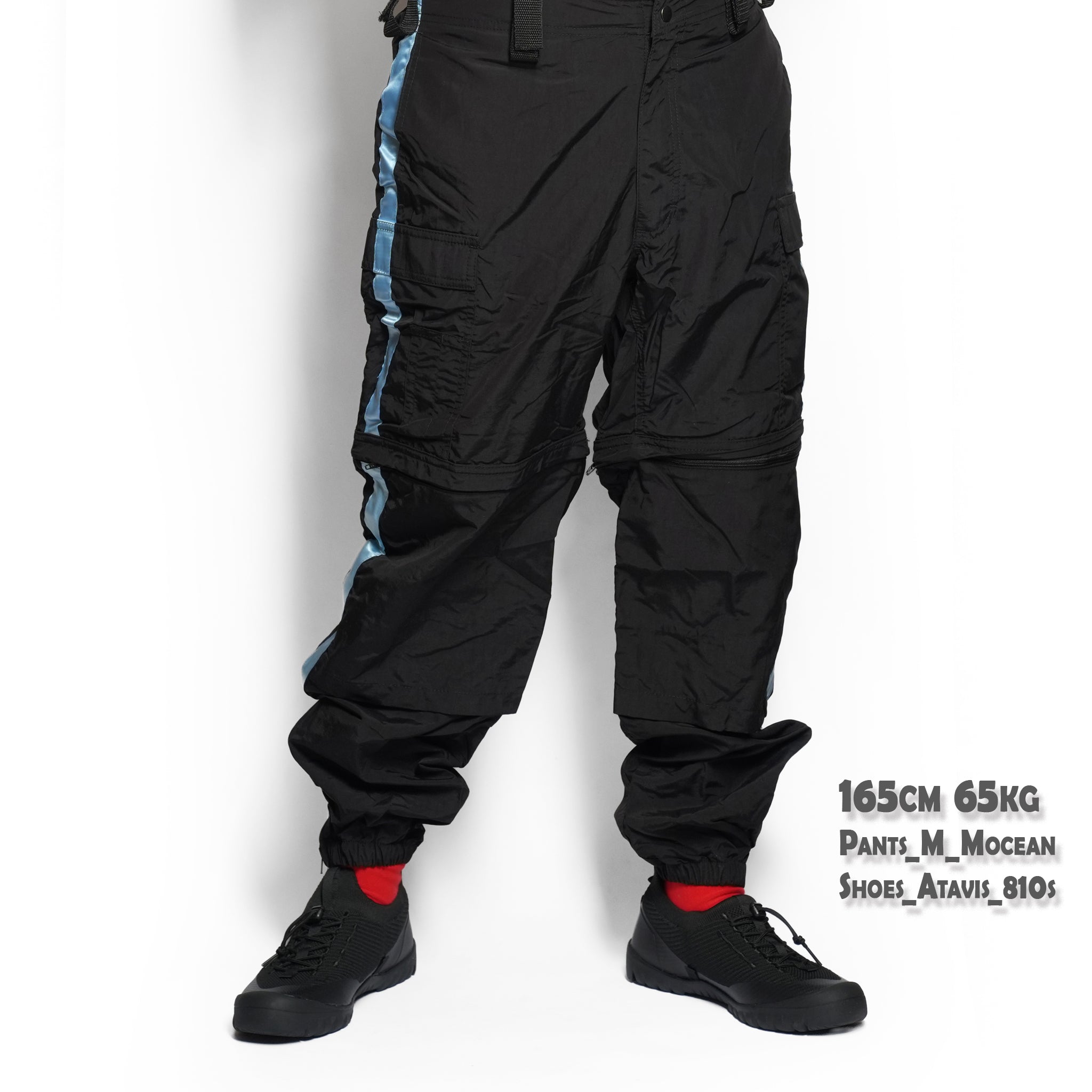 2058 Zip Off Pants – Black | MOCEAN