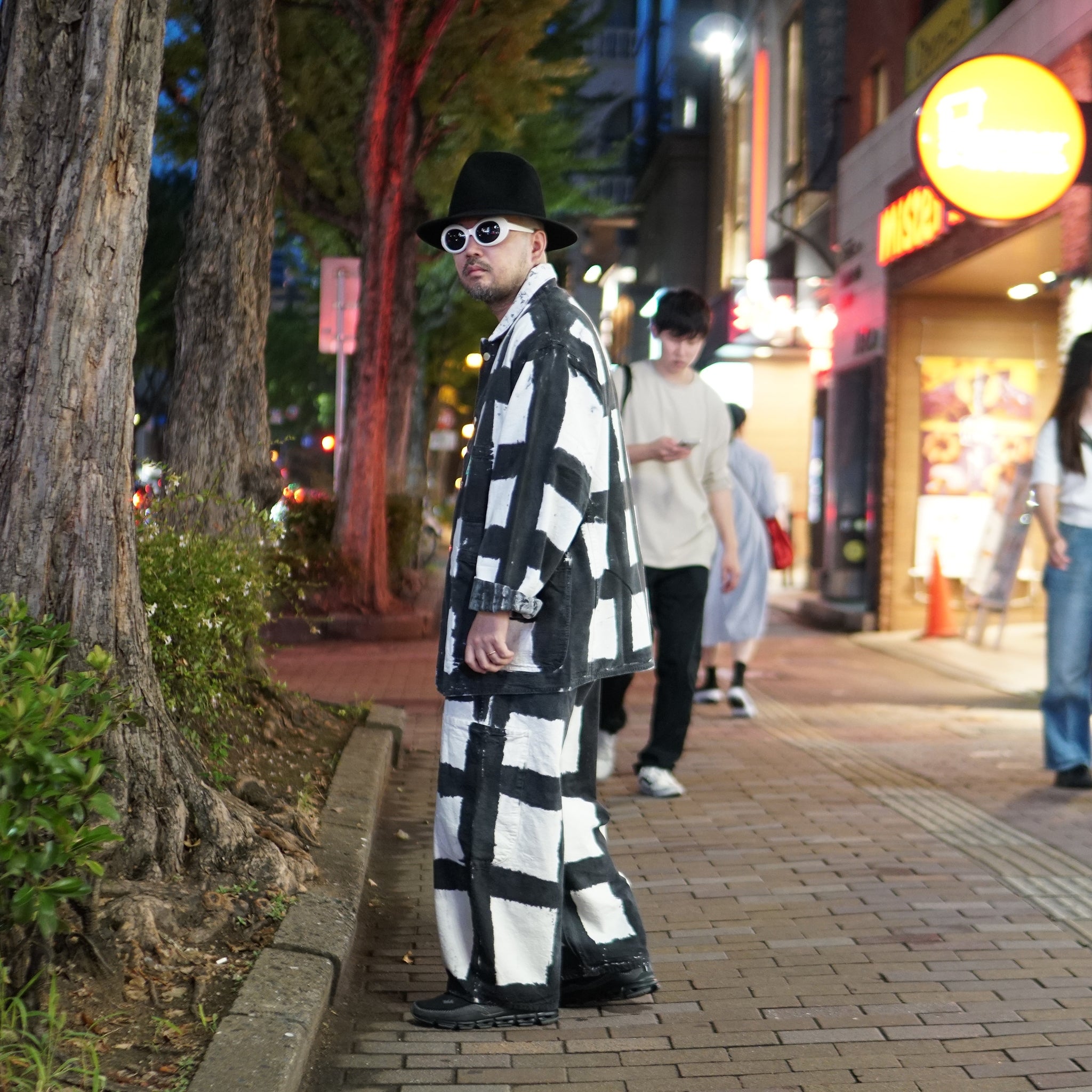 MC2-LICOCheck FW23 | Forager Coat | Color: Licorice Check【MEALS CLOTHING_ミールズクロージング】