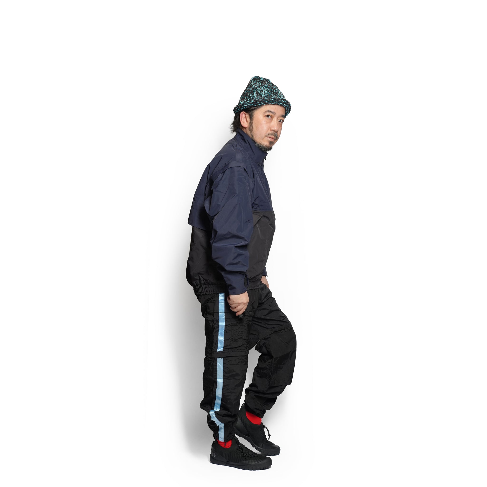 5050AC Two Tone Velocity Jacket – Navy / Black | MOCEAN