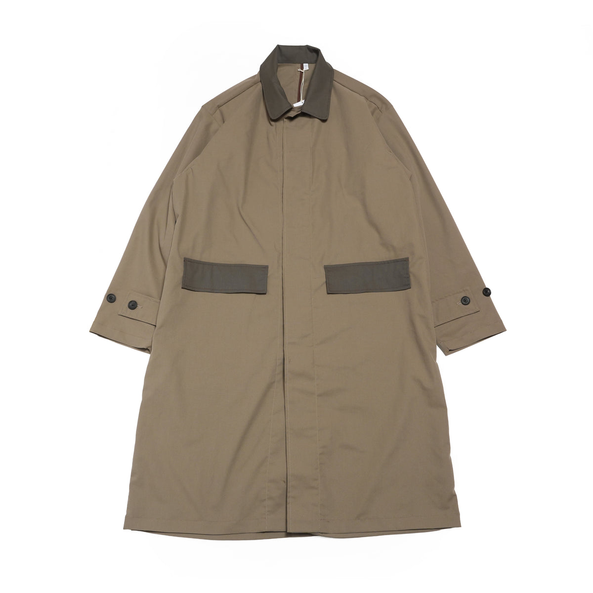 WRAP COAT -W PEACH SKIN – Brown | CATTA | 入荷予定アイテム
