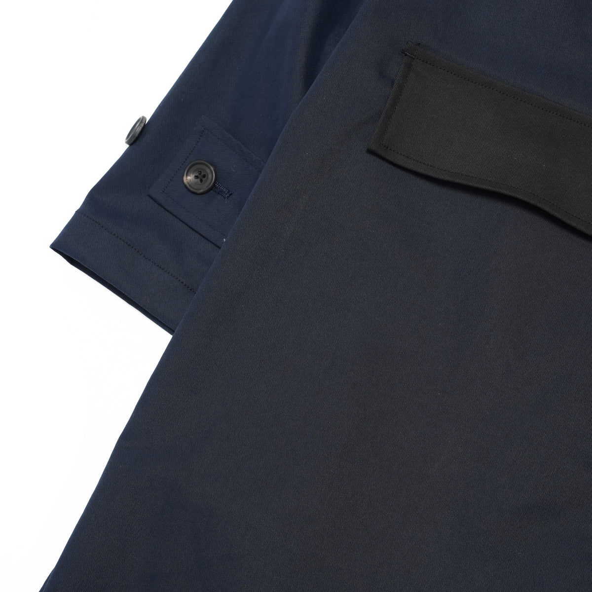 WRAP COAT -W PEACH SKIN – Navy | CATTA | 入荷予定アイテム