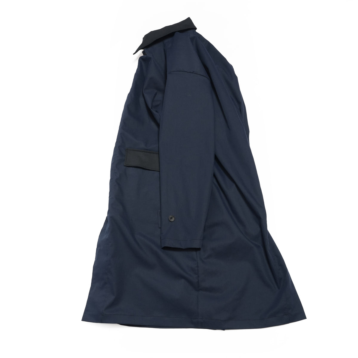 WRAP COAT -W PEACH SKIN – Navy | CATTA | 入荷予定アイテム