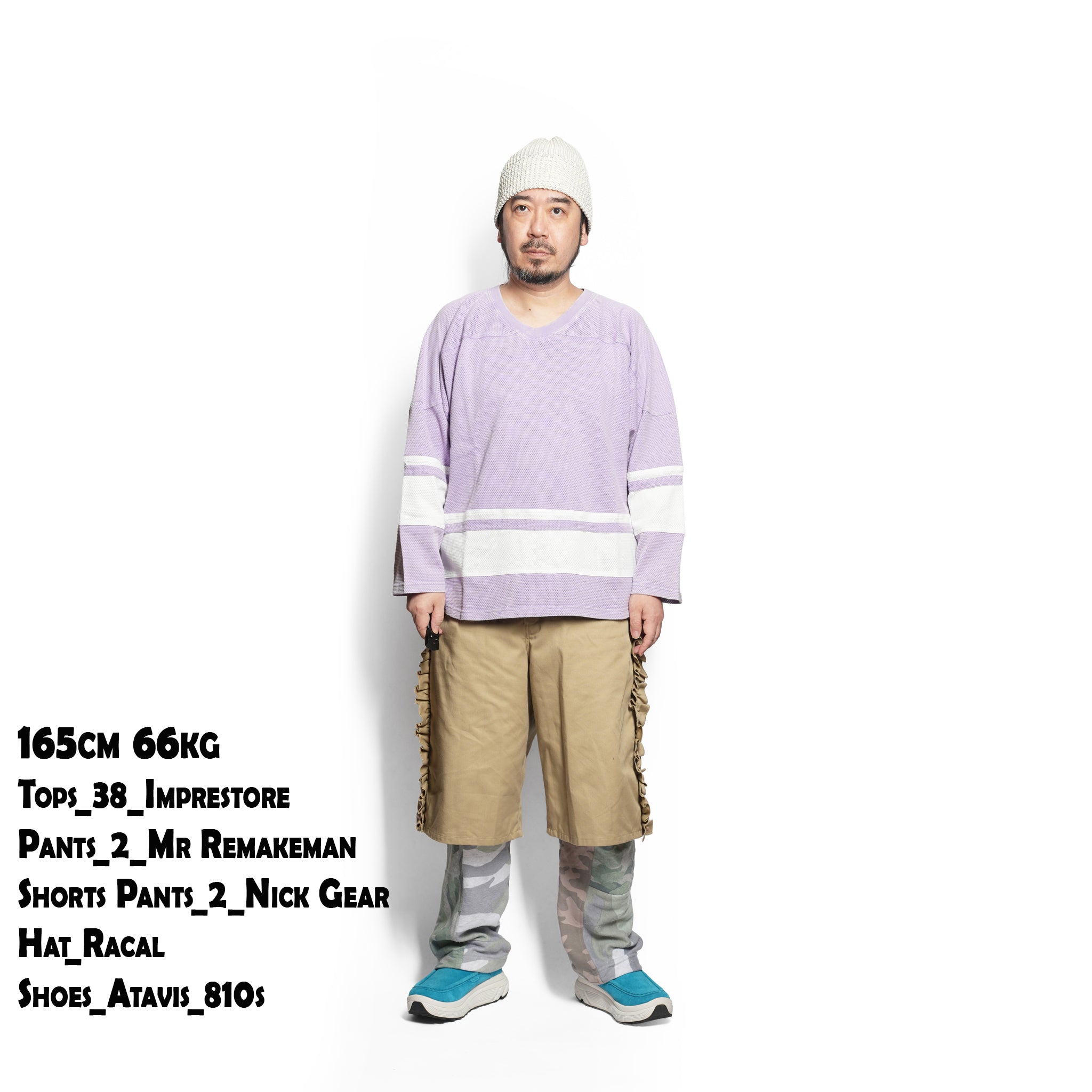 Duke-mesh t-cloth V.D_Hockey V-neck – Faded Purple | IMPRESTORE