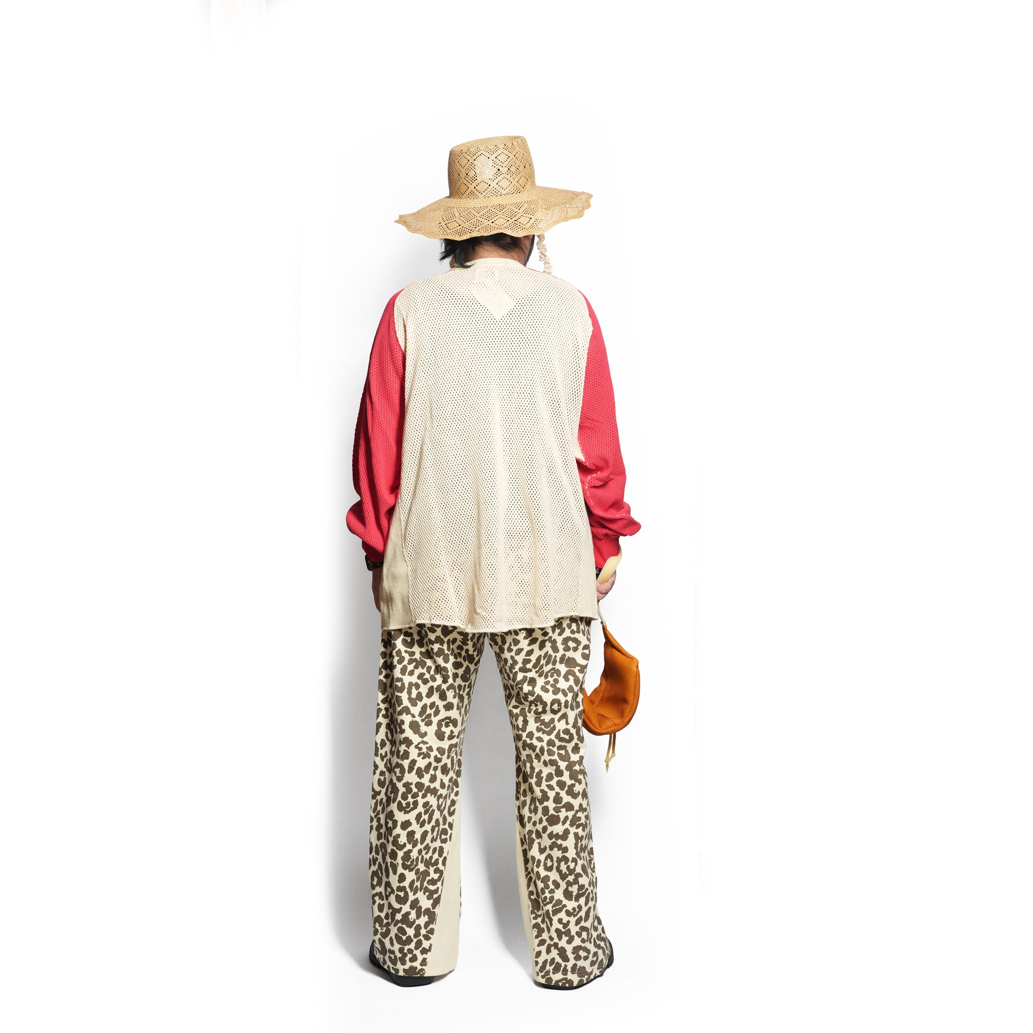 Ruker_Mesh freedom long t – Natural/Red | IMPRESTORE