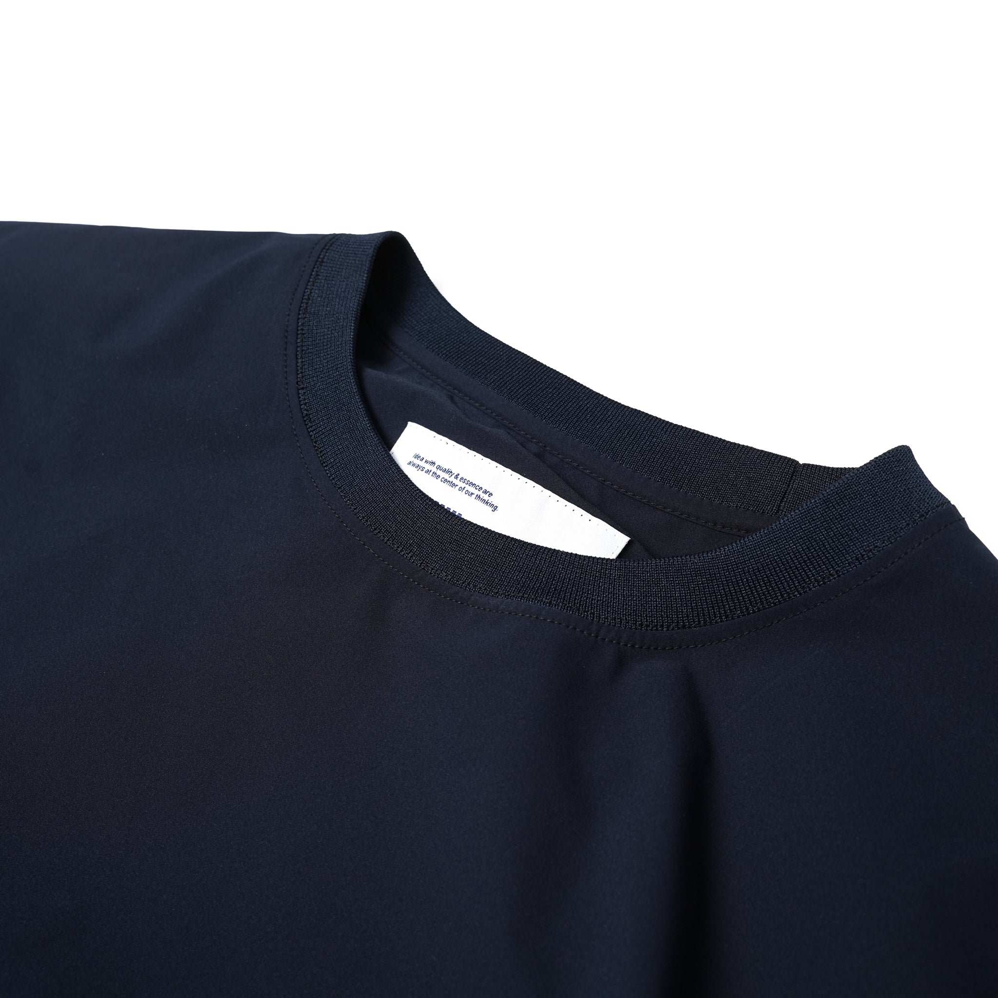 No:UN-016_SS24 | Name:WATER REPELLENT 2W STRETCH SMOCK S/S | Color:Dark Navy【UNTRACE_アントレース】