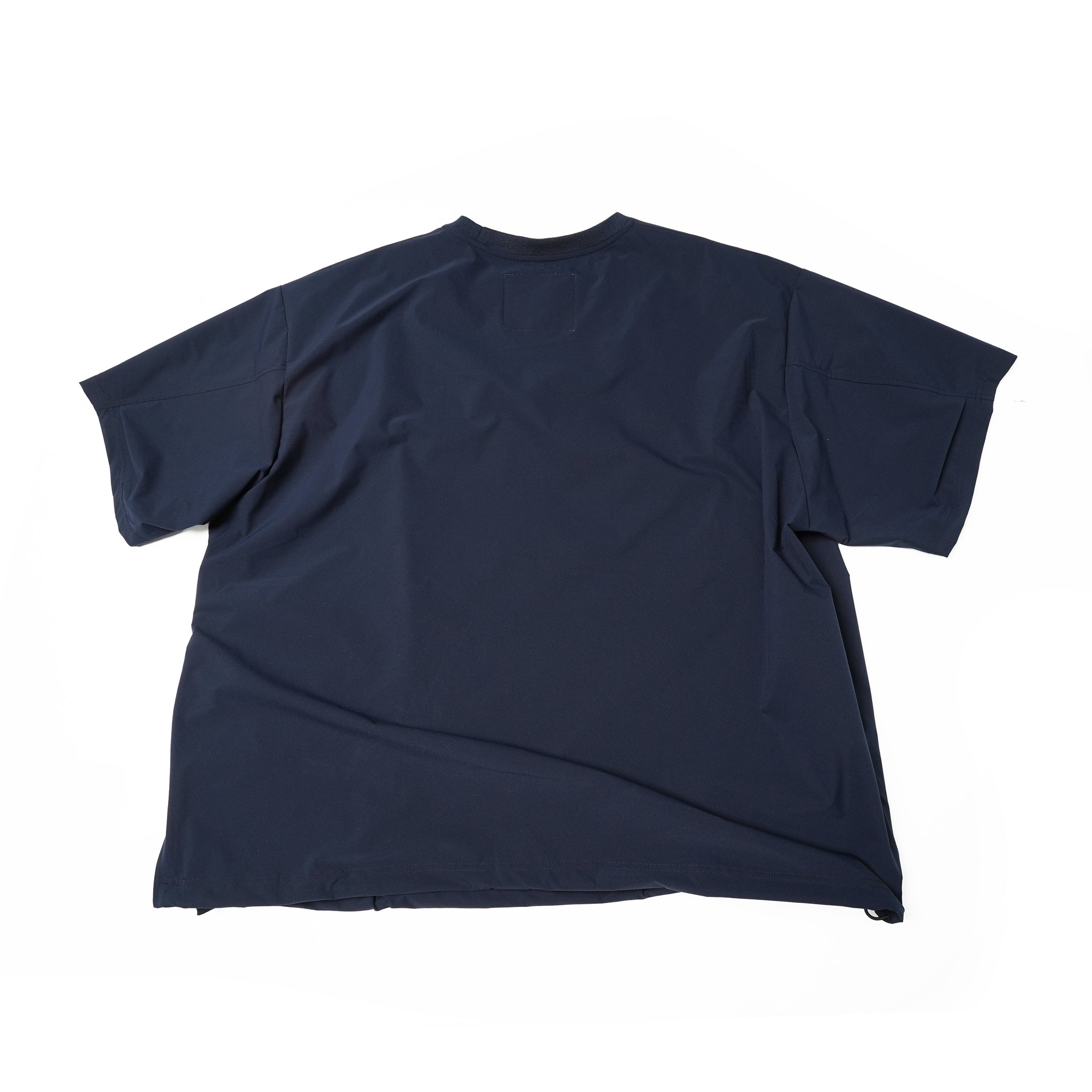 No:UN-016_SS24 | Name:WATER REPELLENT 2W STRETCH SMOCK S/S | Color:Dark  Navy【UNTRACE_アントレース】