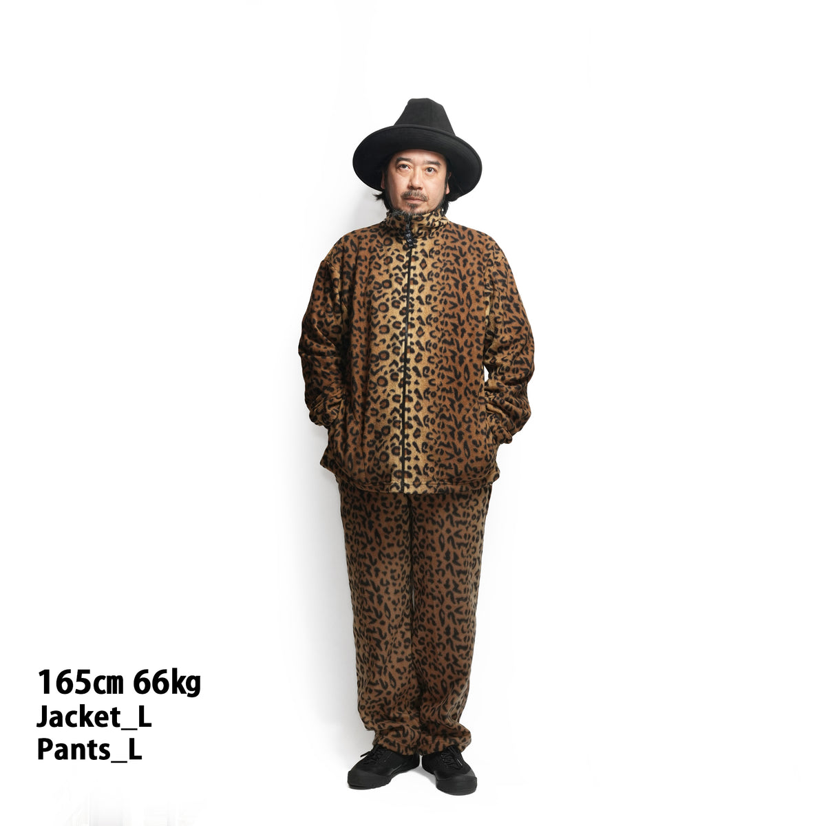 F90P | Fleece Full Pants – Leopard | SPRING MOUNTAIN