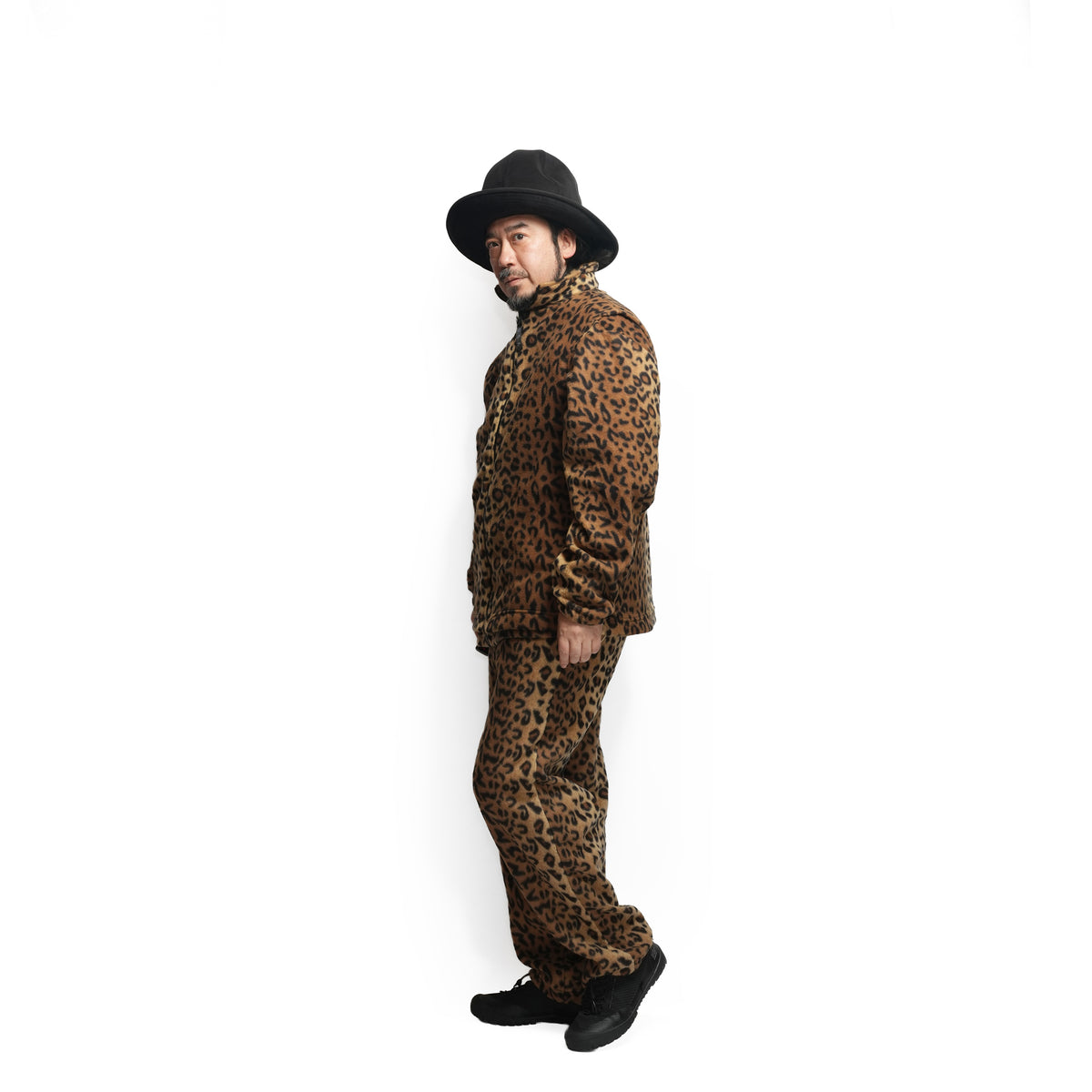 F90P | Fleece Full Pants – Leopard | SPRING MOUNTAIN