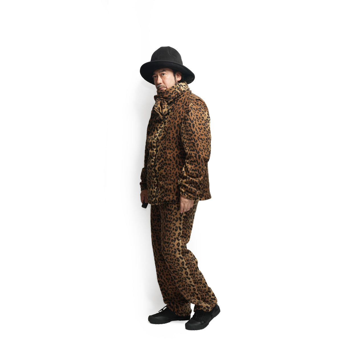 F90P | Fleece Full Pants – Leopard | SPRING MOUNTAIN