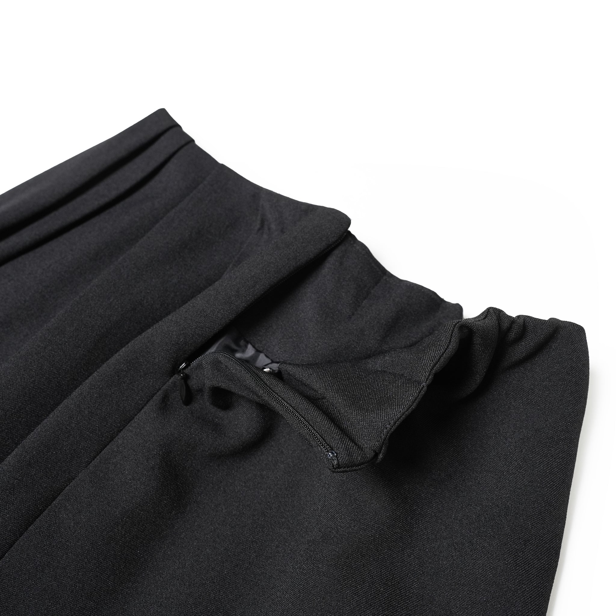 No:WHT23FSK4024 | Name:Random Tack Cocoon Skirt | Color:Black【WHYTO _ホワイト】