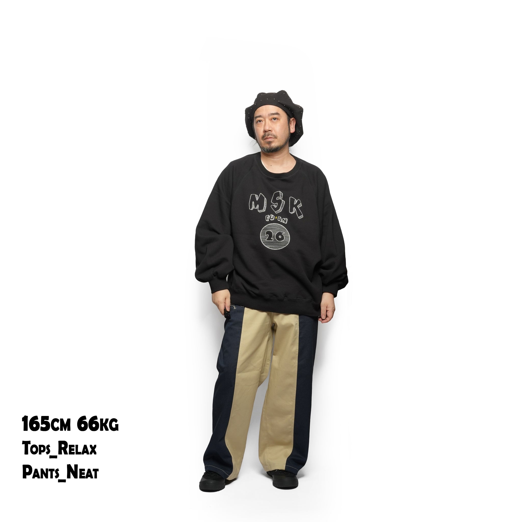 LOOSE WING-SWEAT – Blk | MASTERKEY | 入荷予定アイテム