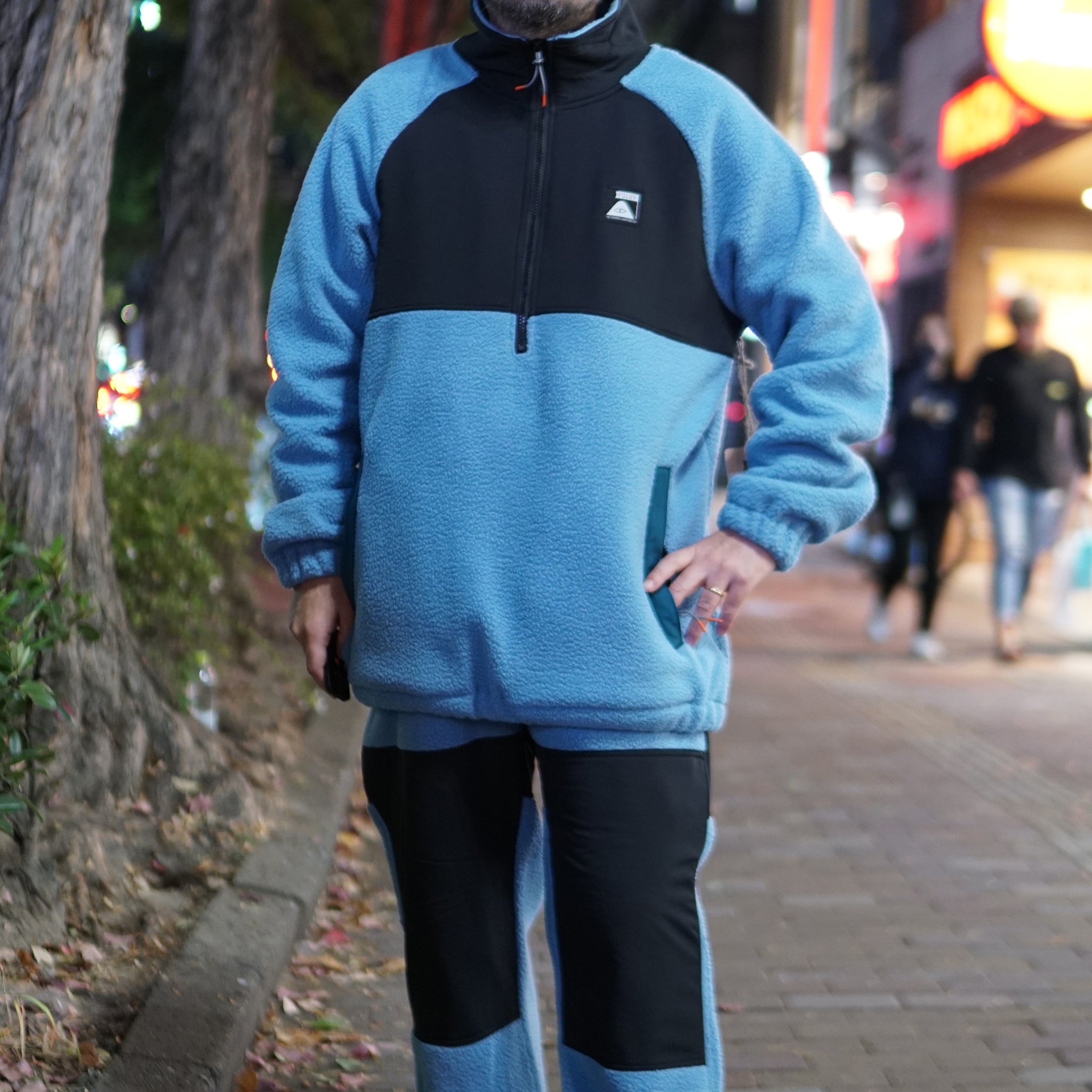 No:APM   Name:CAMP SHERPA ANORAK   Color:Washedblue/Black