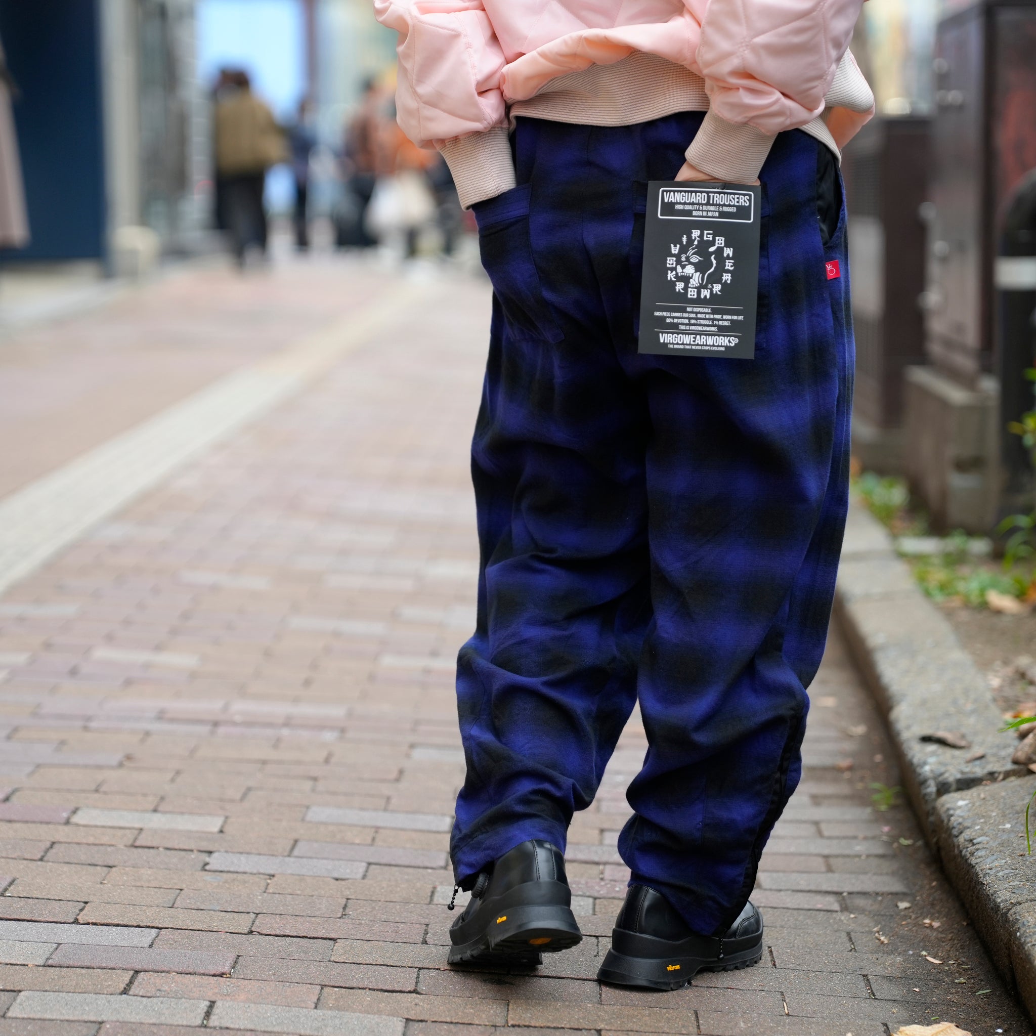 VG-PT-447 | BATTLECHECK OVERDRIVE PANTS | Color:Blue【VIRGOwearworks_ヴァルゴウェアワークス】