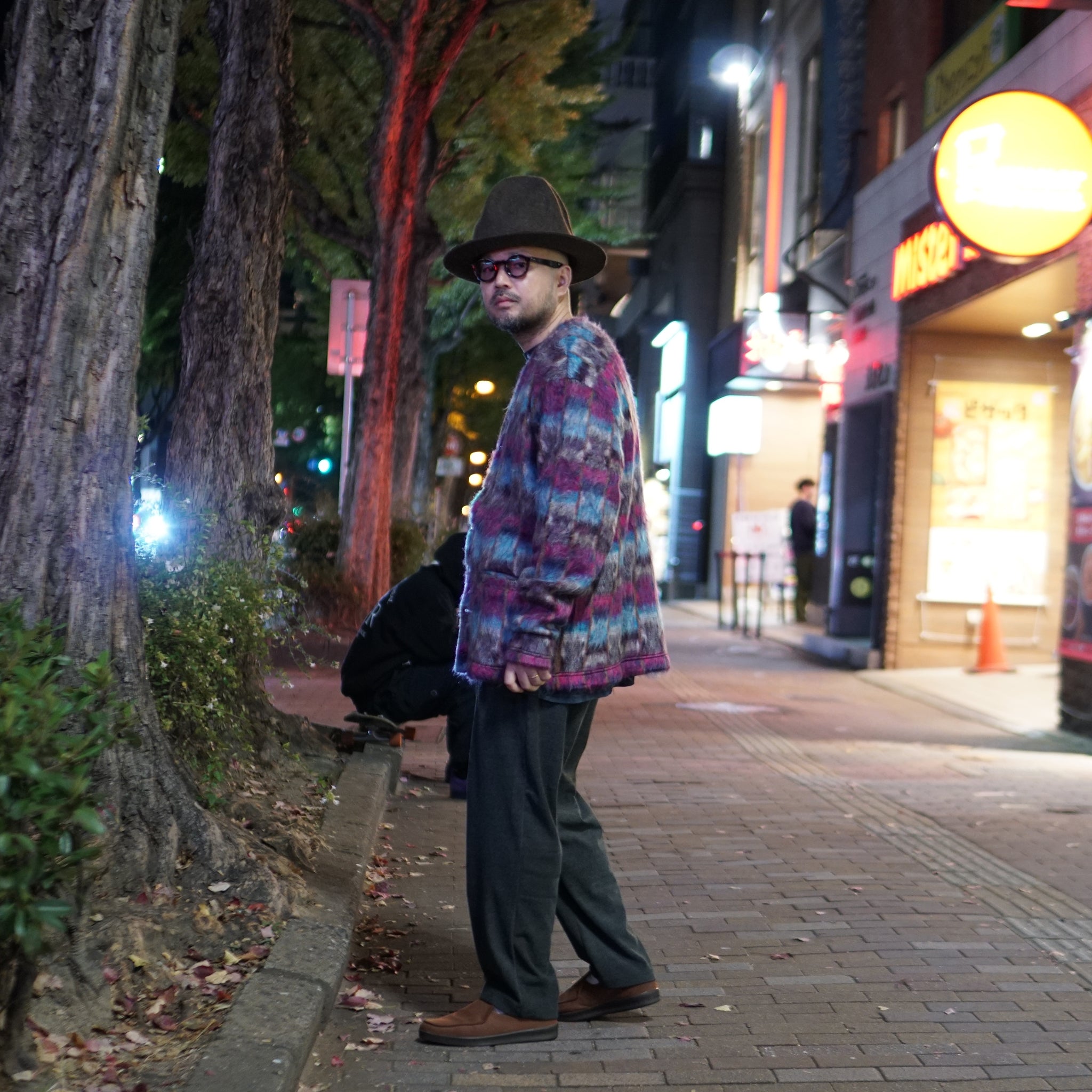 No:M32801-3 | Name:Shaggy V Cardi- gan Made in Japan By Minami Shoten | Color:Ji-Chan【MONITALY_モニタリー】