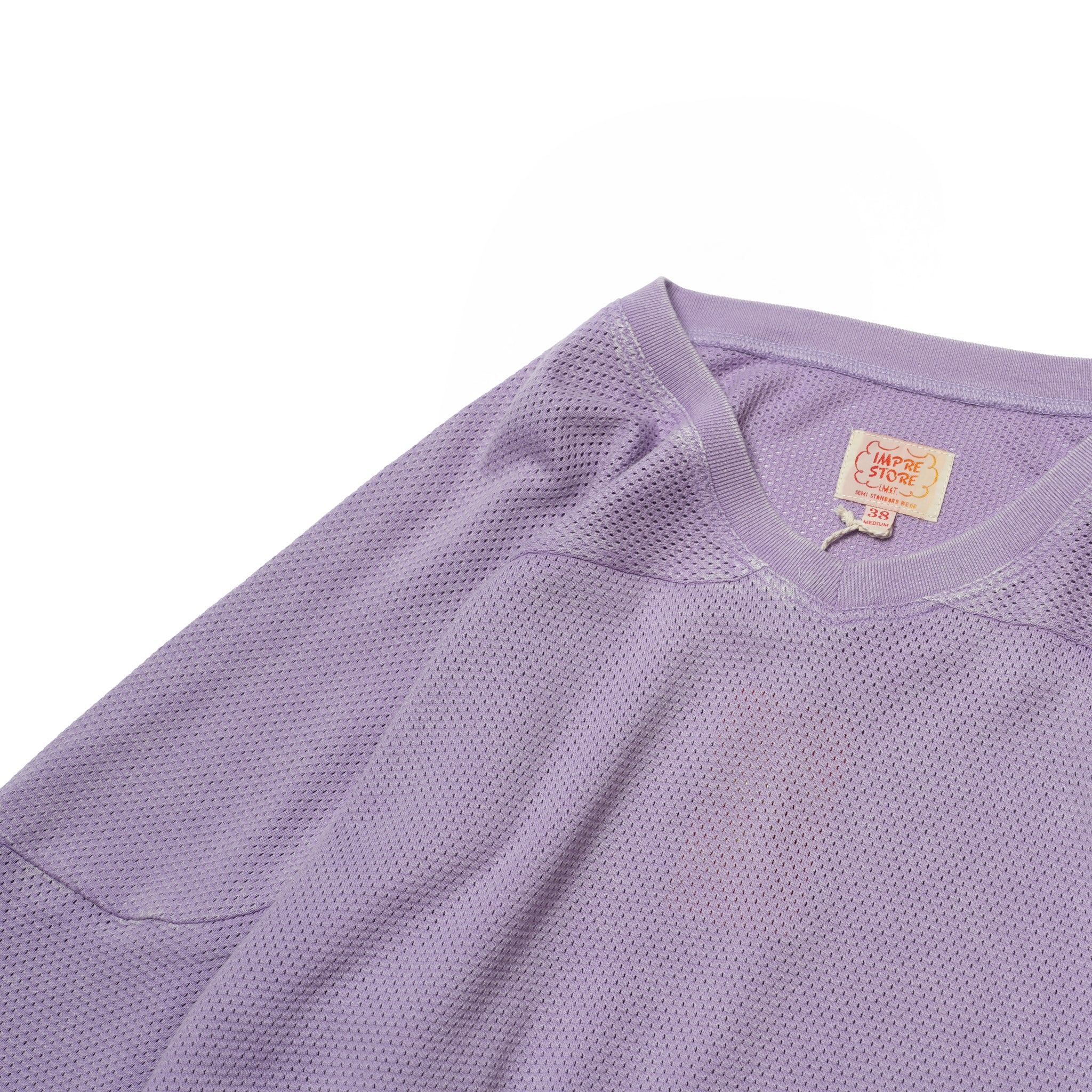 Duke-mesh t-cloth V.D_Hockey V-neck – Faded Purple | IMPRESTORE