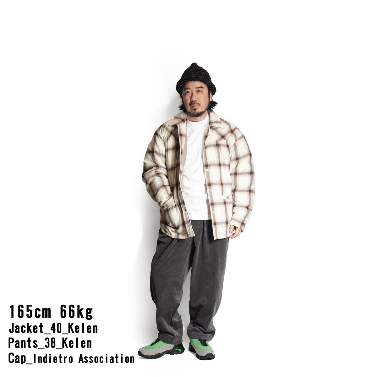 ERICA – White Check | KELEN