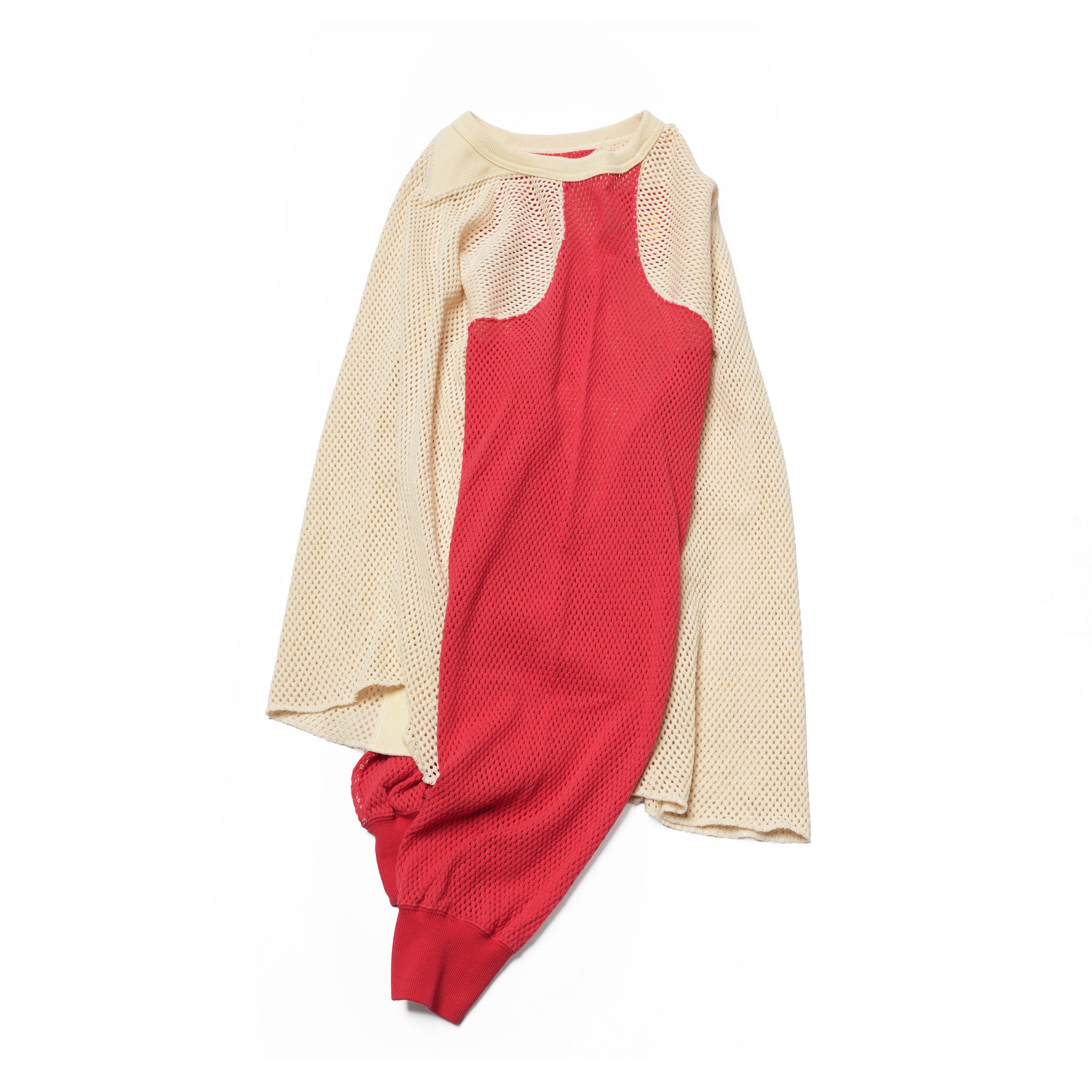 Ruker_Mesh freedom long t – Natural/Red | IMPRESTORE