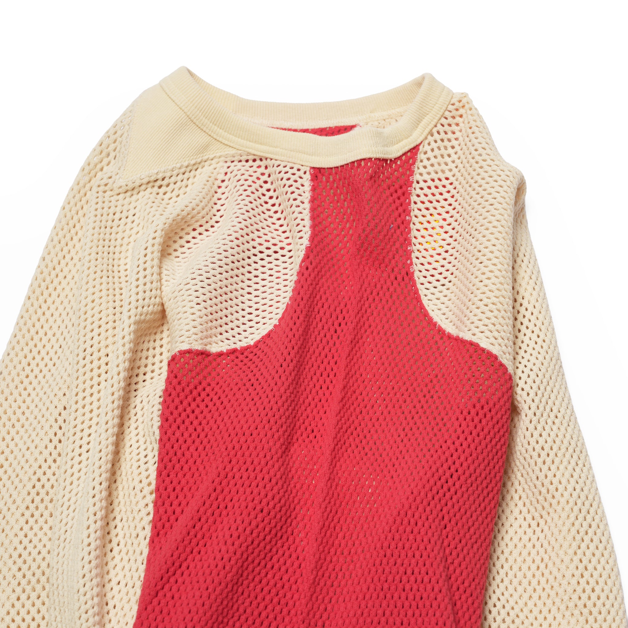 Ruker_Mesh freedom long t – Natural/Red | IMPRESTORE