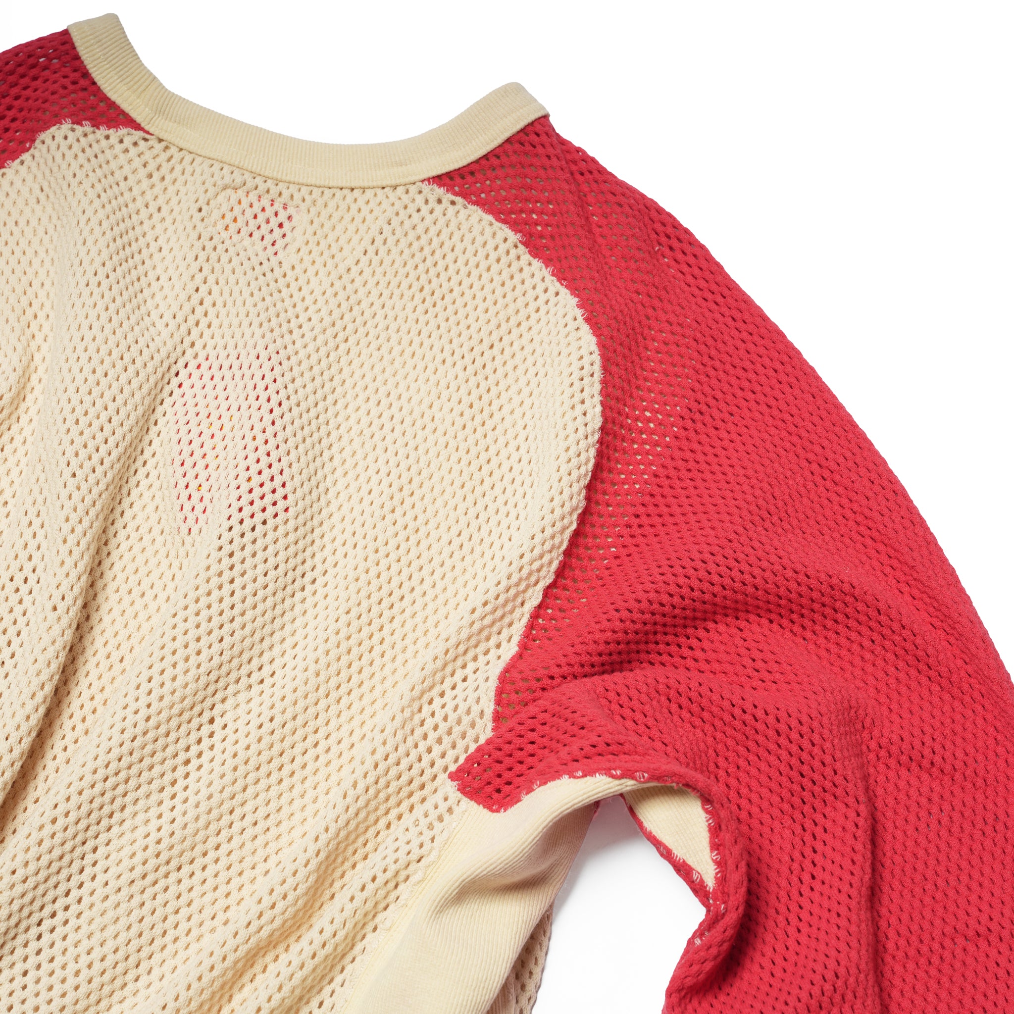 Ruker_Mesh freedom long t – Natural/Red | IMPRESTORE