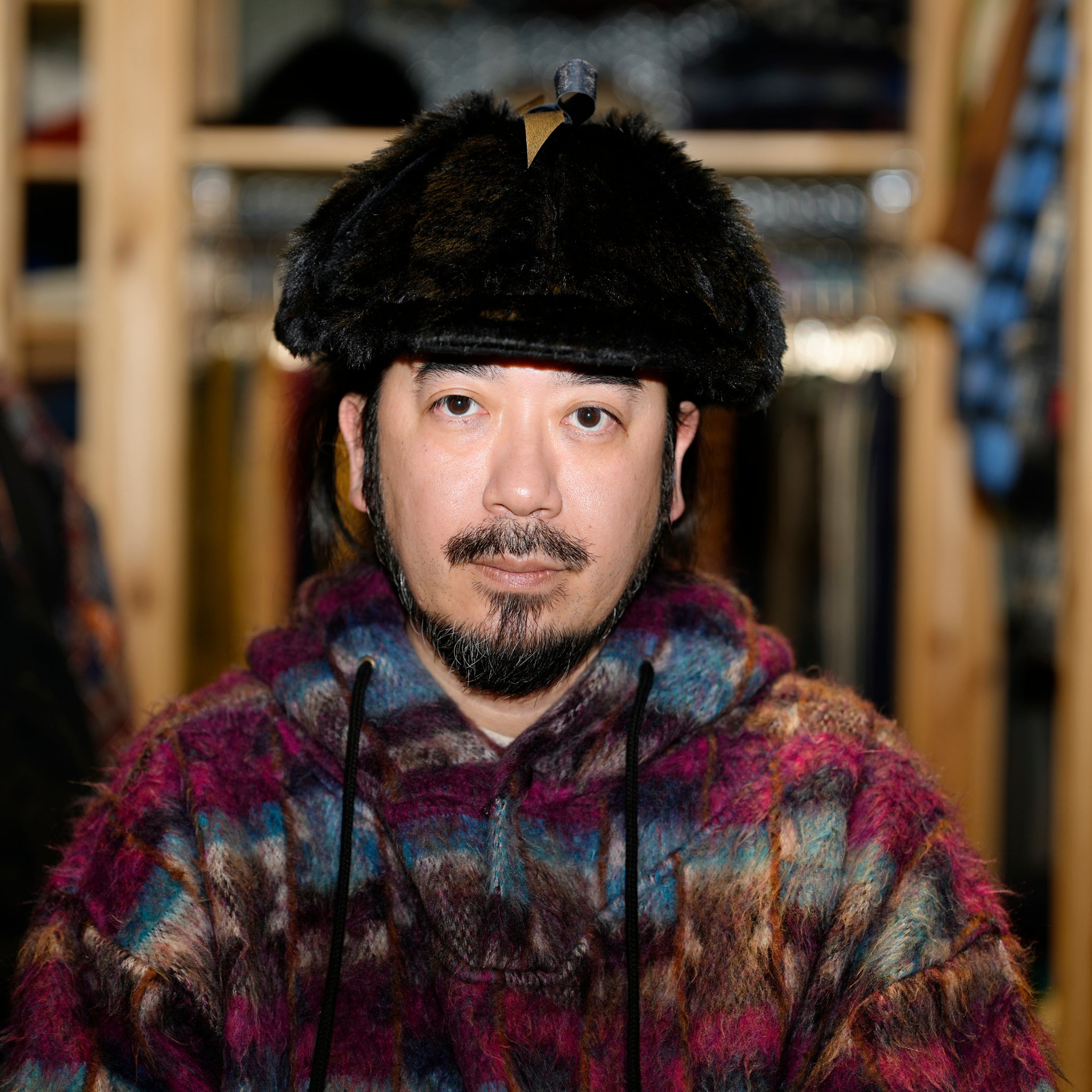 FUR DEERSTALKER | Color:Black/GRAY/GREEN/NAVY/BURGUNDY【ORIGINAL JOHN_オリジナルジョン】 24-4-HTDSOI