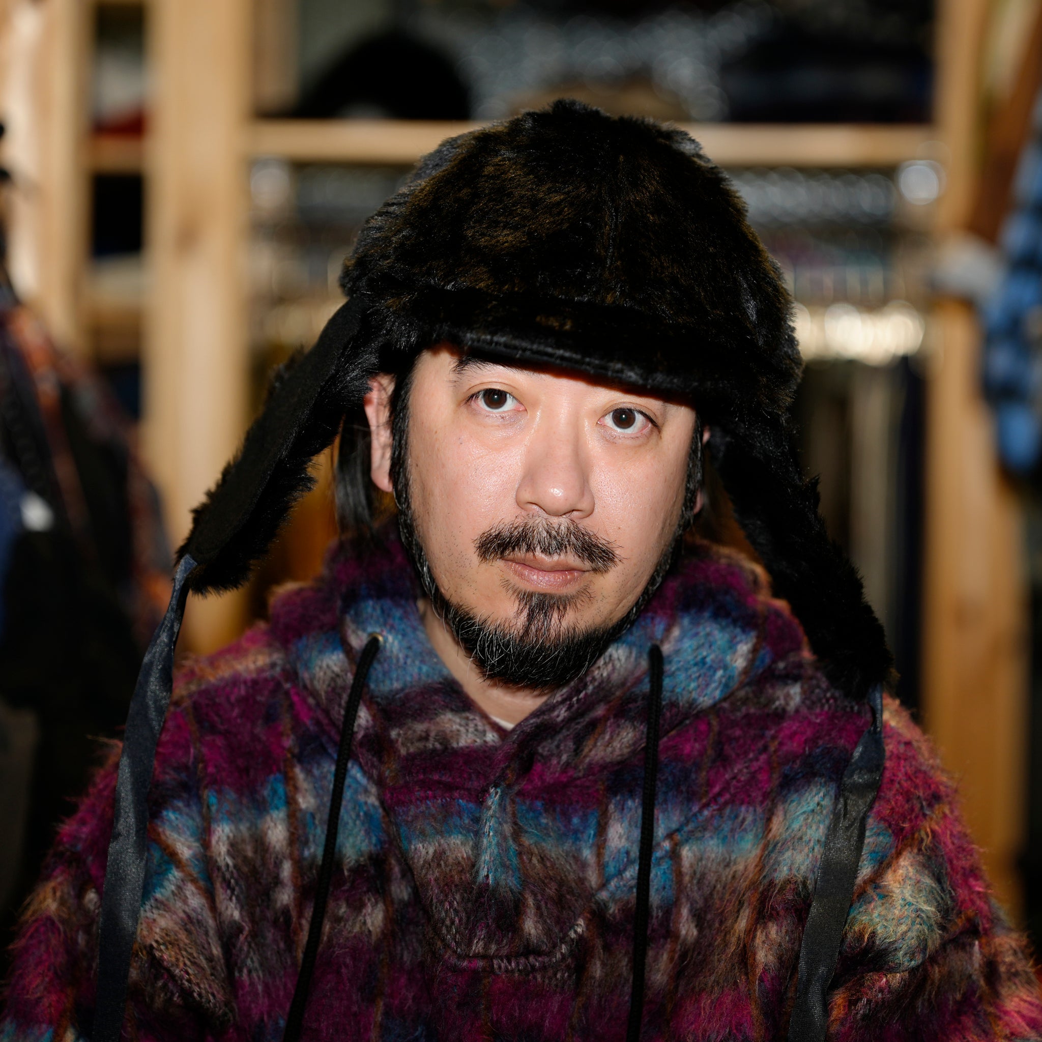 FUR DEERSTALKER | Color:Black/GRAY/GREEN/NAVY/BURGUNDY【ORIGINAL JOHN_オリジナルジョン】 24-4-HTDSOI