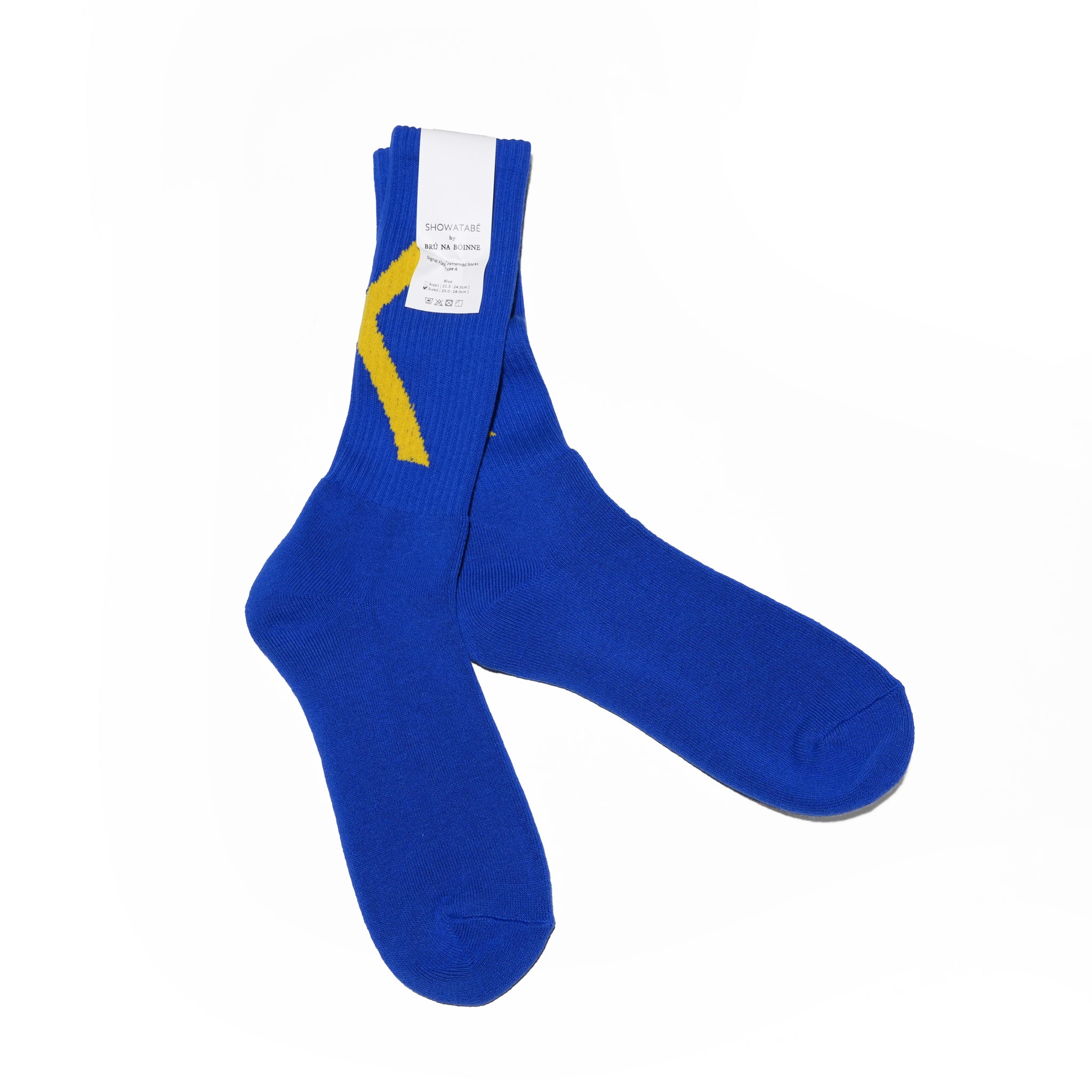 Signal Flag Patterned Socks | SHOWATABÉ by BRÚ NA BÓINNE【ネコポス選択可能】