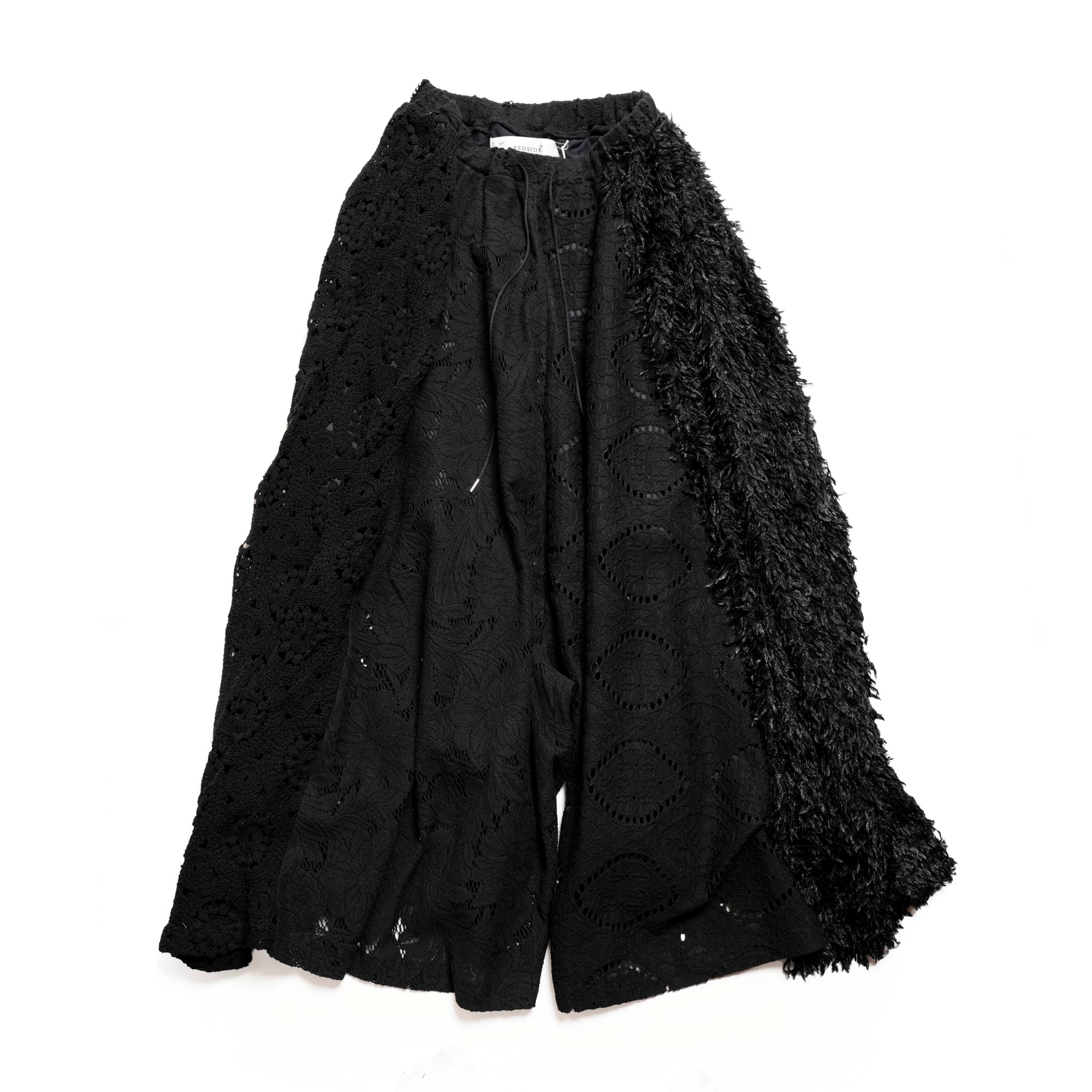 BSD24AW-10_BLACK | Secret Garden Culottes | Color:Black【BEDSIDEDRAMA_ベッドサイドドラマ】