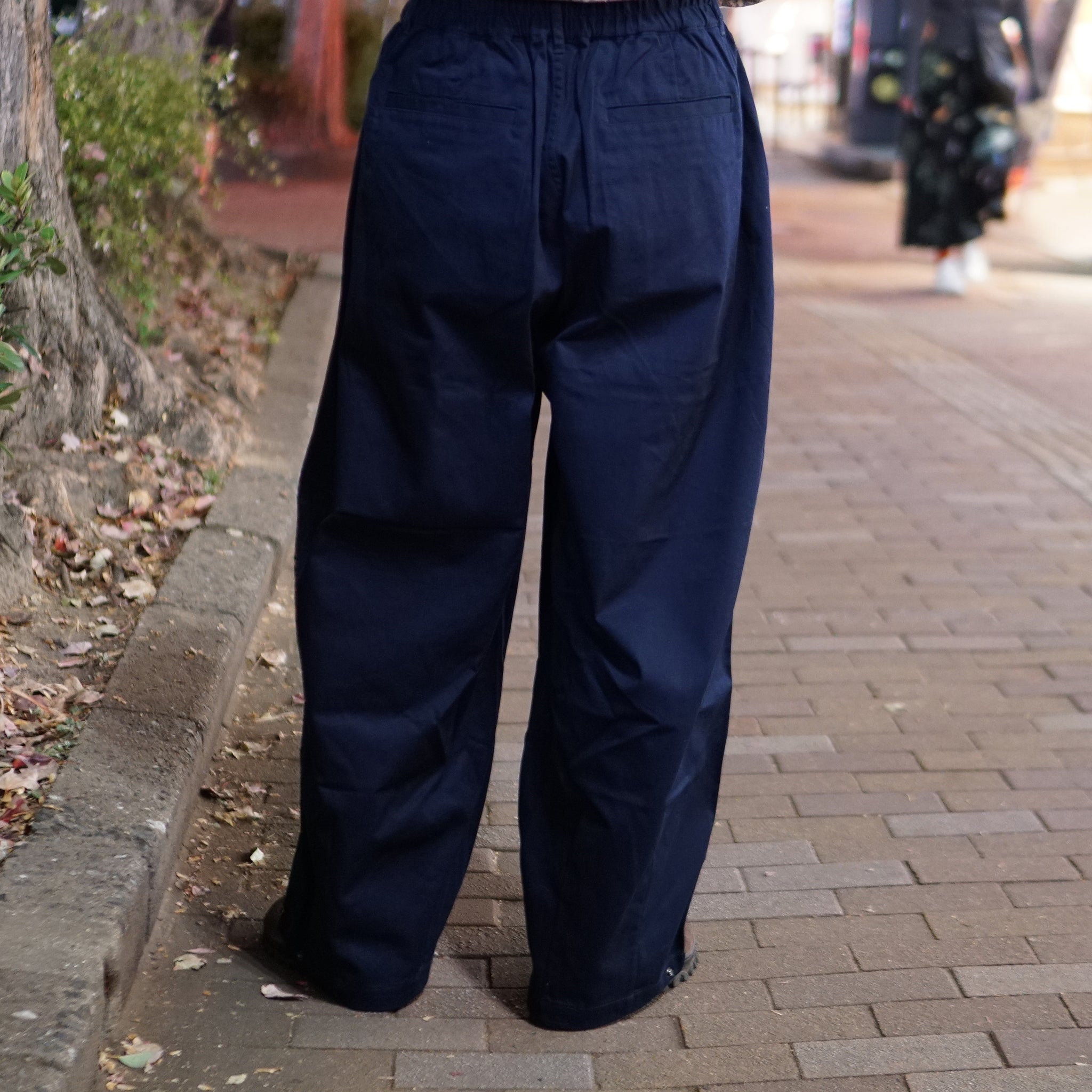 No:#590 | Name:FW23-BIG UNISEX BALLOON PANTS | Color:Navy| Size:Free【WORKWARE】