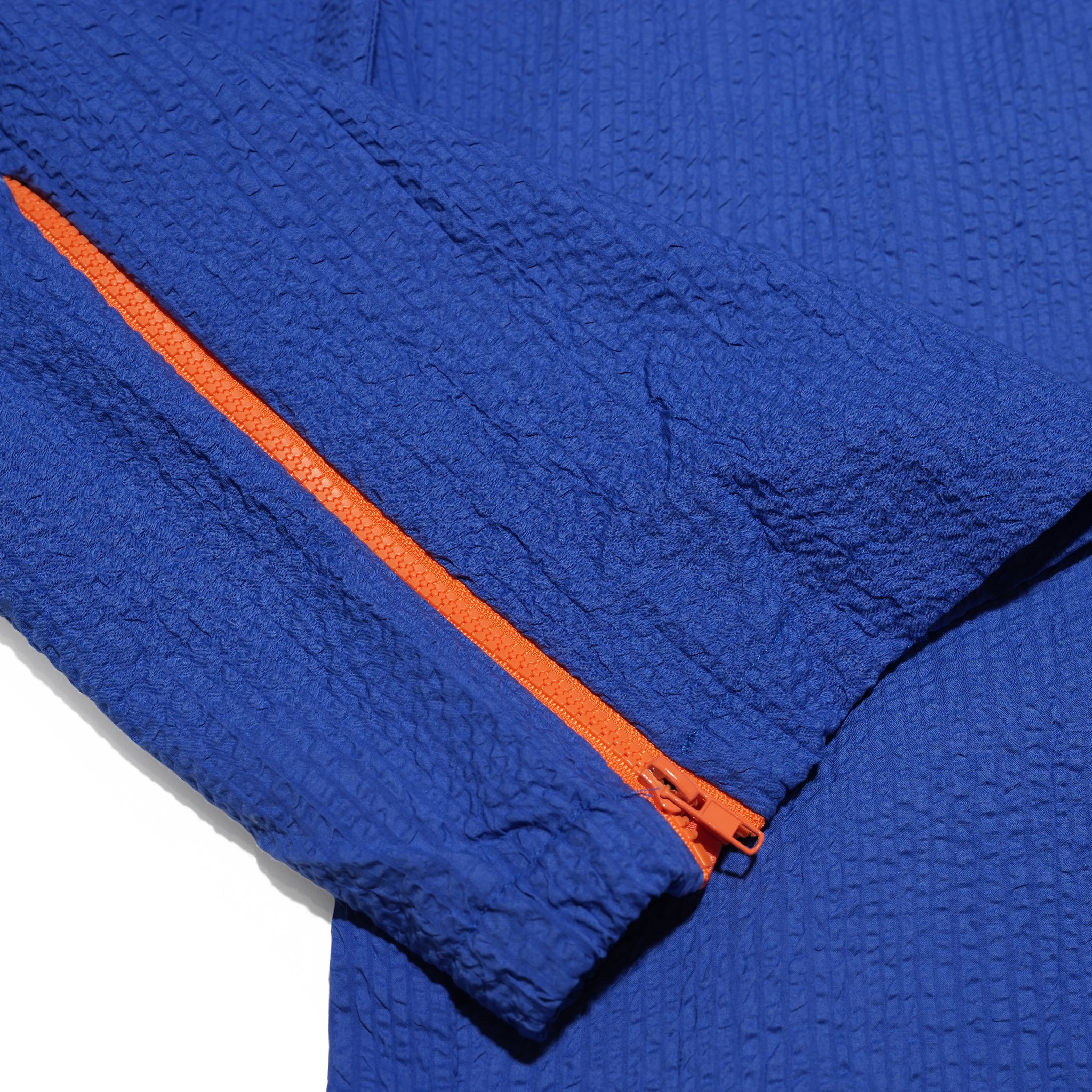 ZIP HEM SEERSUCKER PANTS – Blue | HCAE