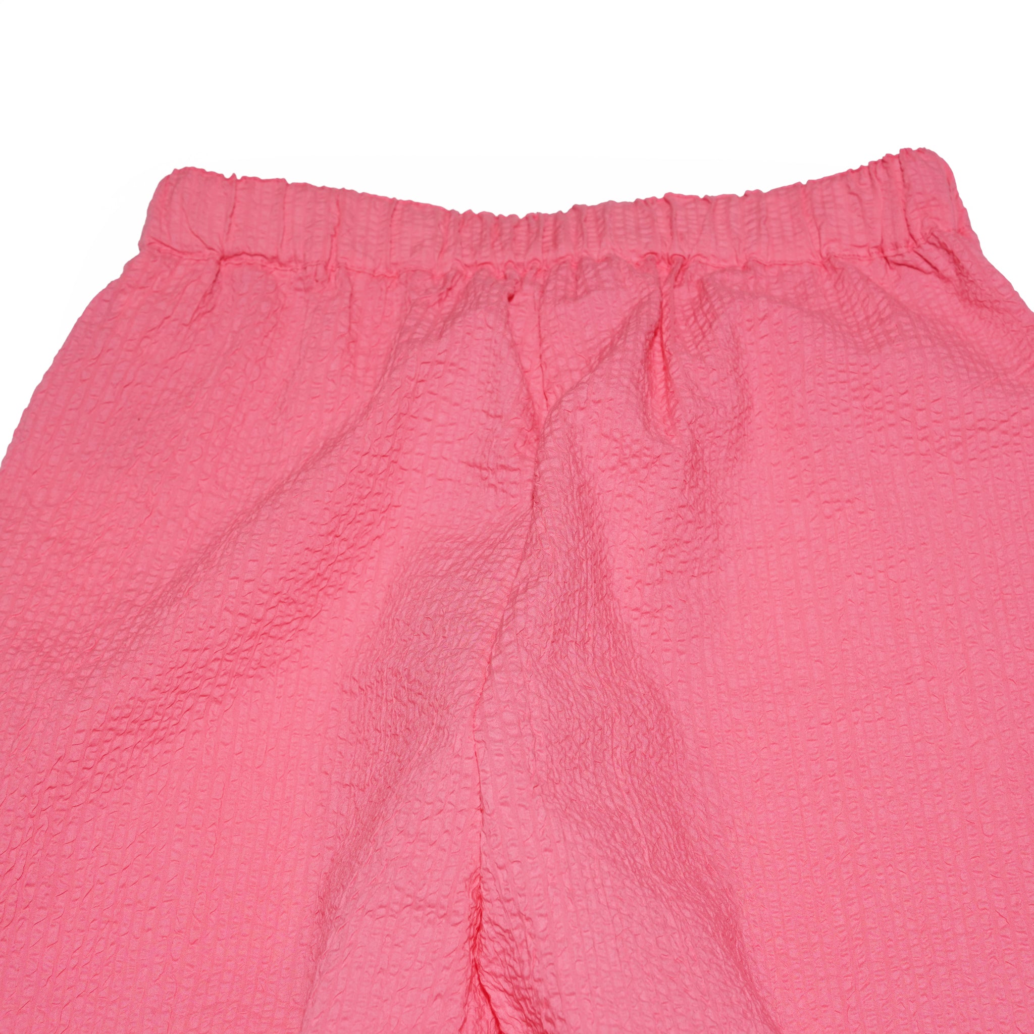 ZIP HEM SEERSUCKER PANTS – Pink | HCAE