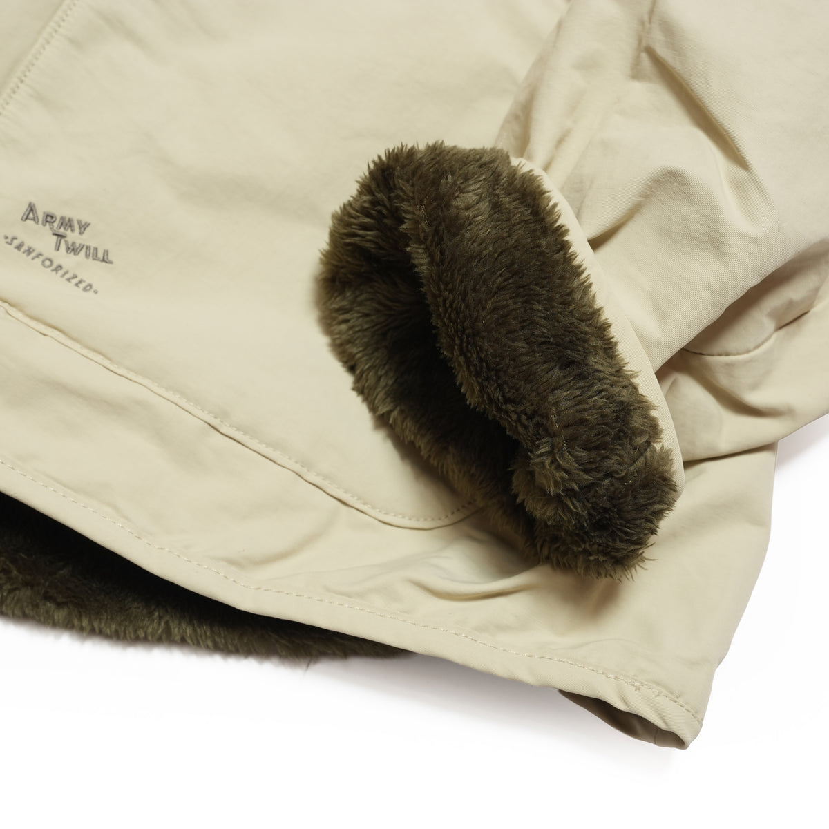 CottonNylon Reversible Jacket – Ivory | ARMY TWILL