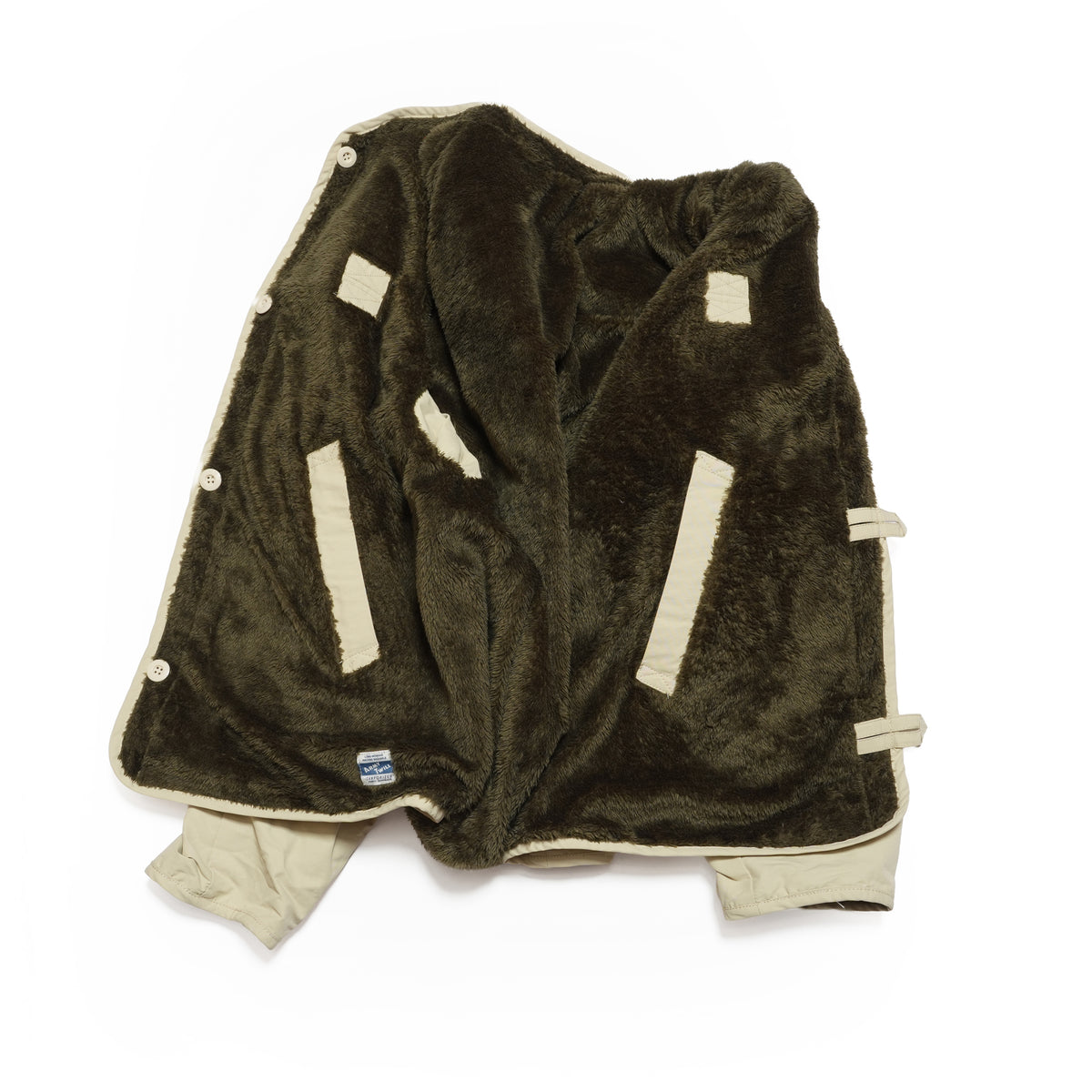 CottonNylon Reversible Jacket – Ivory | ARMY TWILL