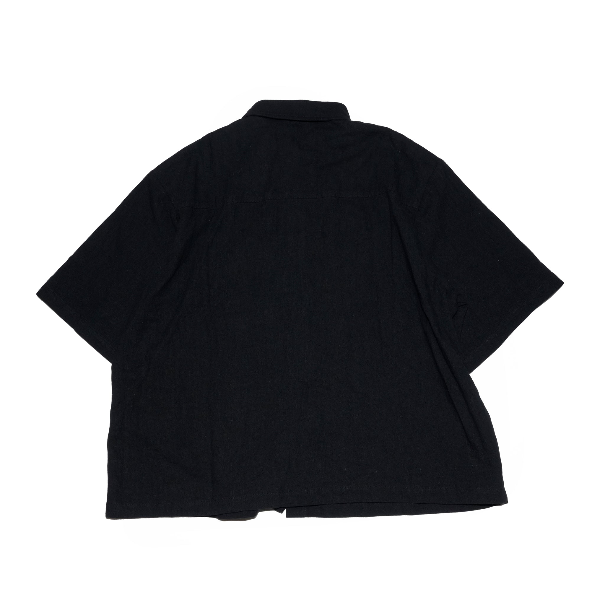 Camelia Applique Boxy Shirt | Color_Black | No_32SM00BLM152BLK_BLACK【SISTER JANE_シスタージェーン】