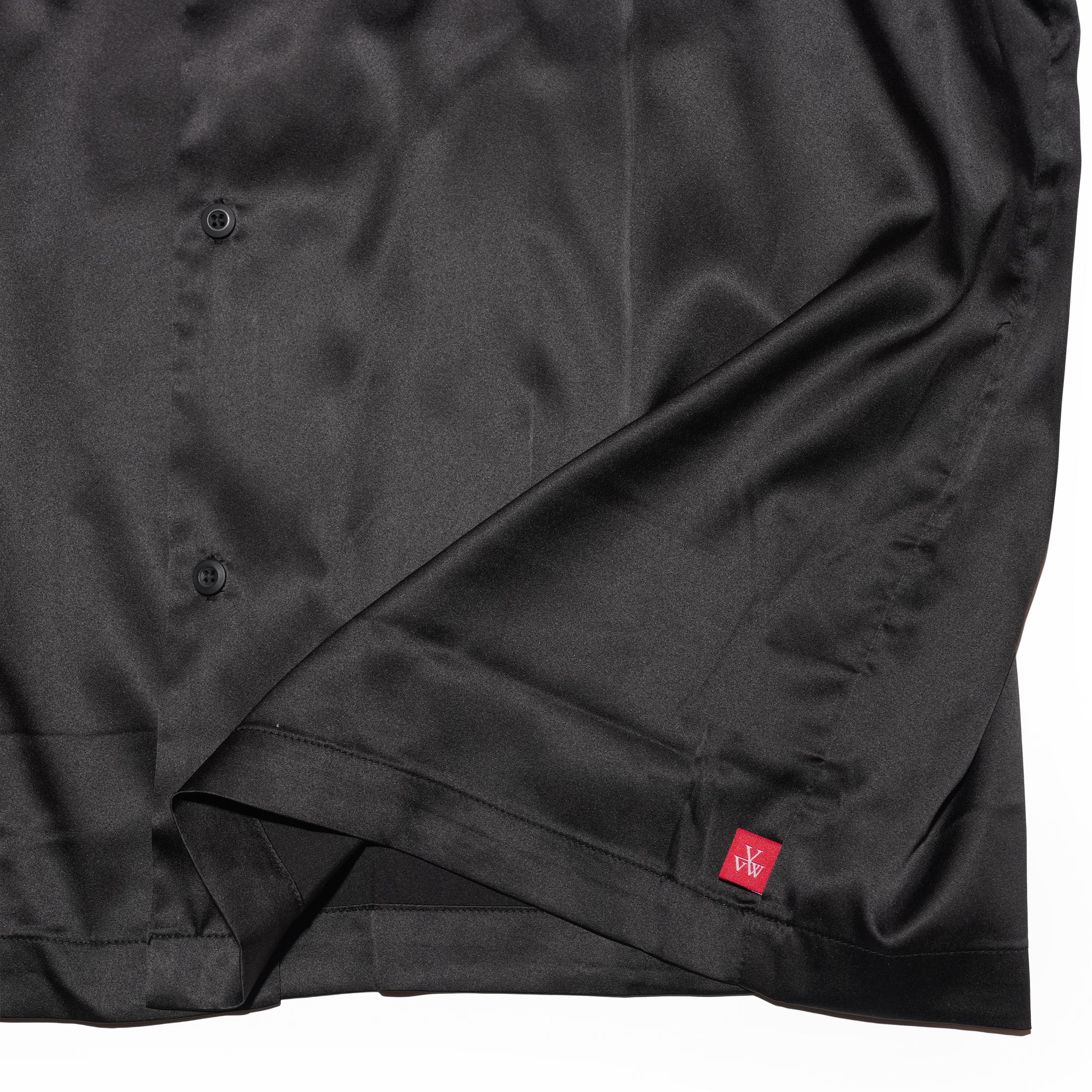 LUXE BOWLING SATIN SHIRT – Black | VIRGOwearworks