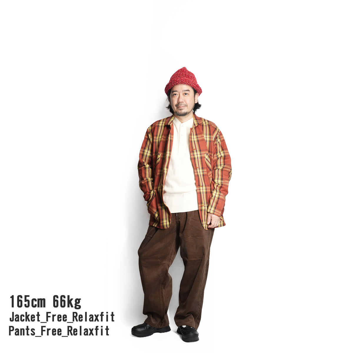 №147 [ Corduroy easyslacks ] – Brown | RELAX FIT