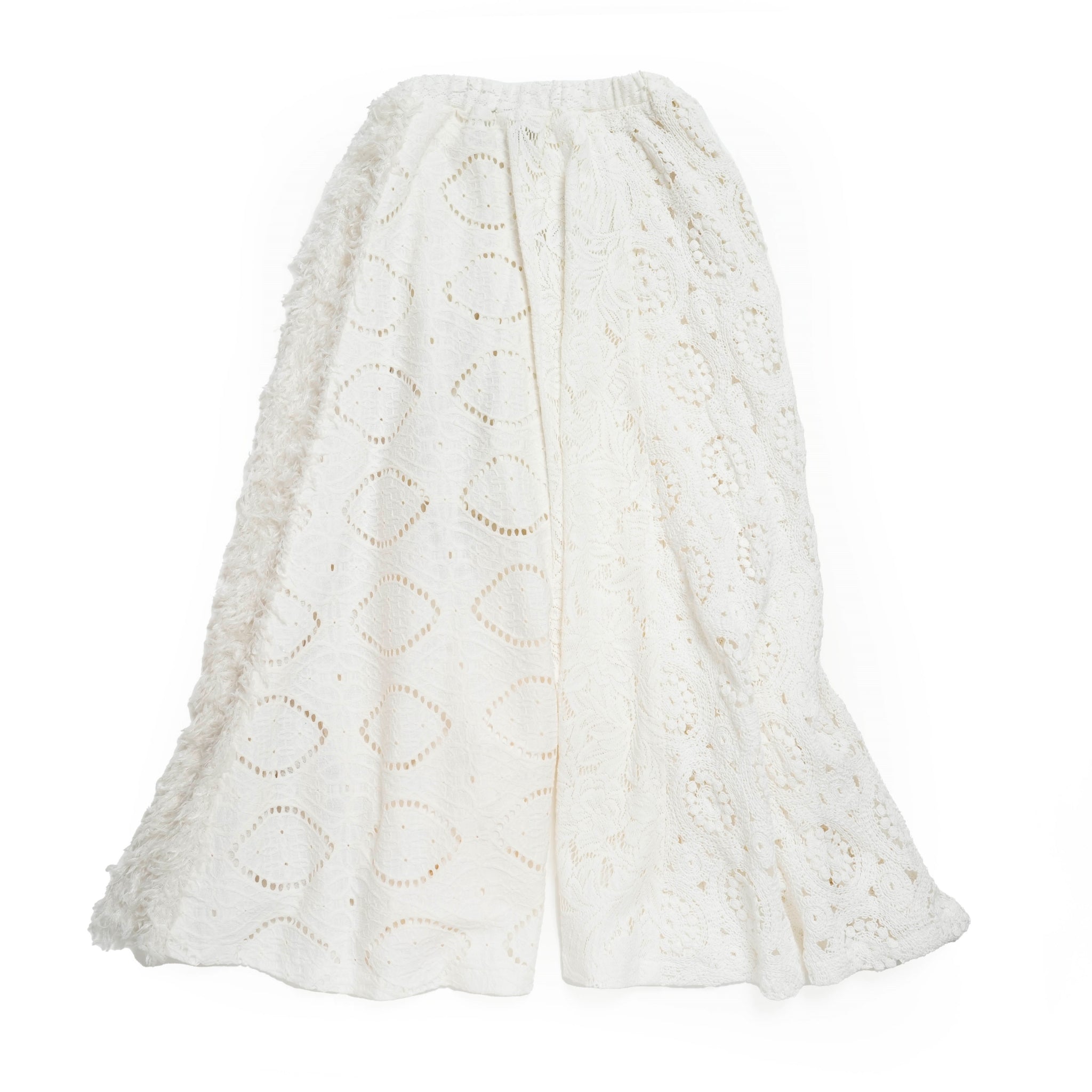 BSD24AW-10_WHITE | Secret Garden Culottes | Color:White【BEDSIDEDRAMA_ベッドサイドドラマ】