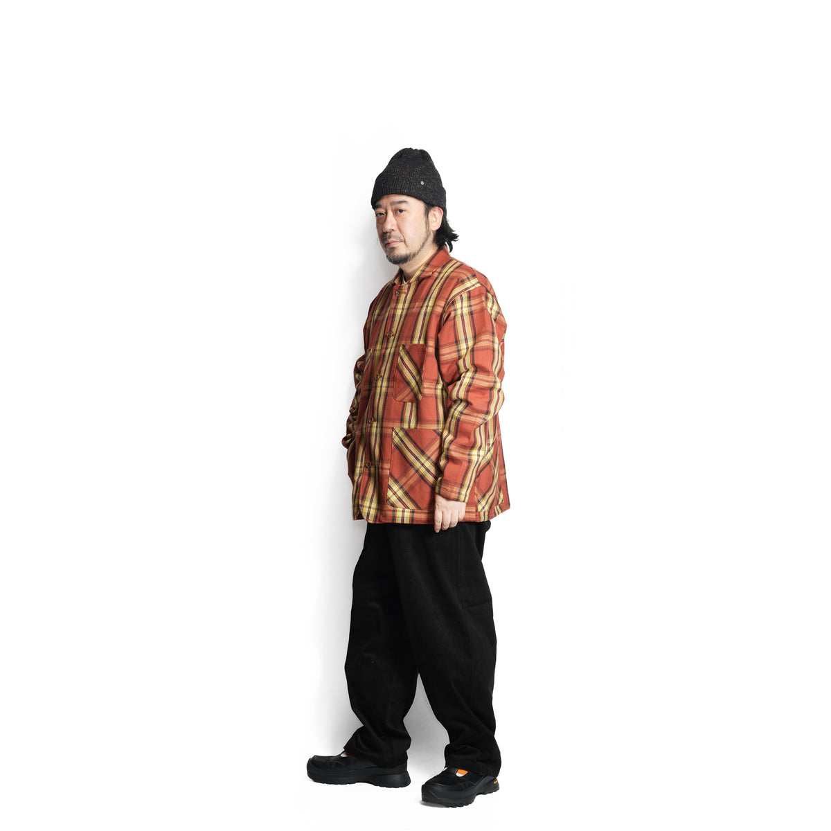 №147 [ Corduroy easyslacks ] – Black | RELAX FIT