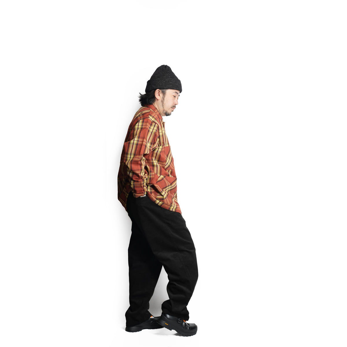 №147 [ Corduroy easyslacks ] – Black | RELAX FIT