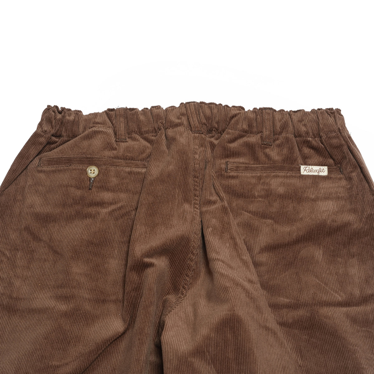 №147 [ Corduroy easyslacks ] – Brown | RELAX FIT